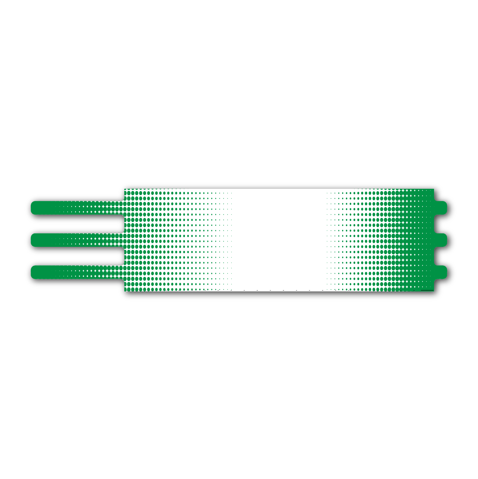Ultralight - Gradient Green on White