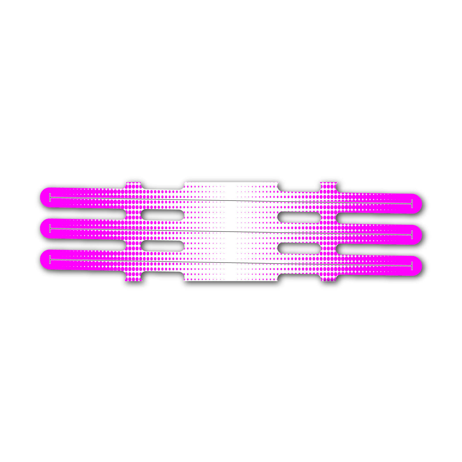 Vortex - Gradient Magenta on White