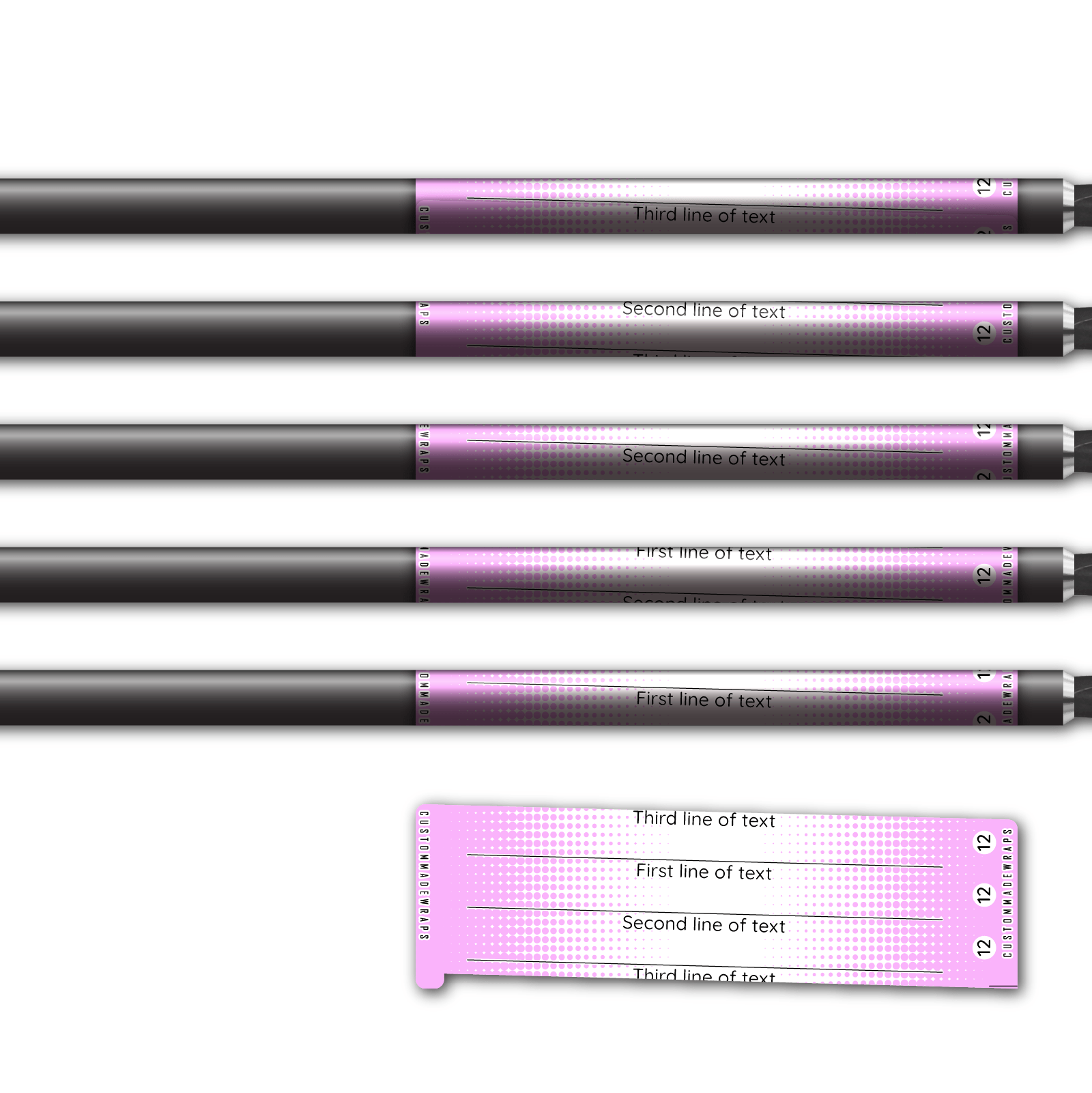 Alternative view of Spin Elite - Gradient Pink on White