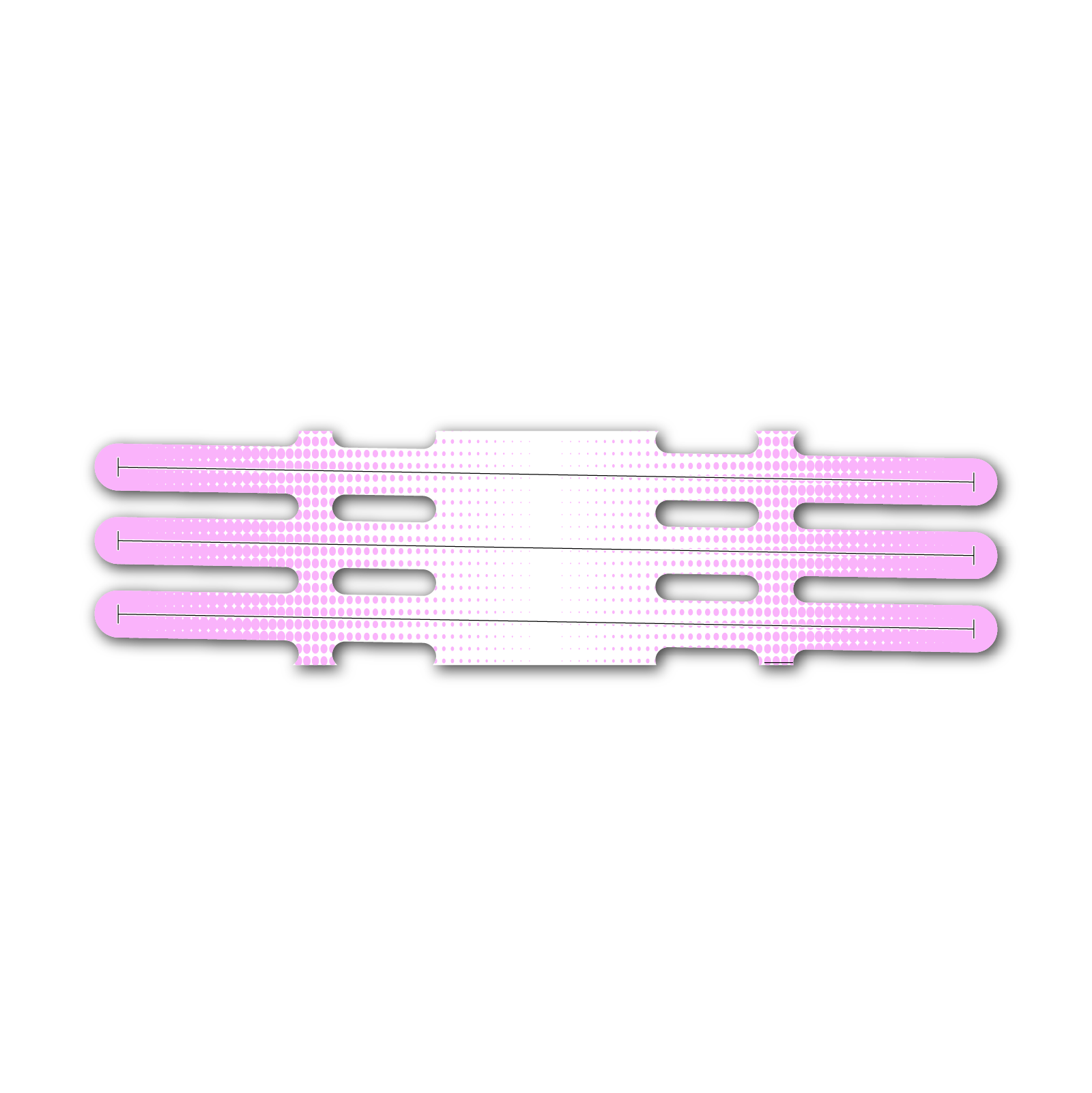 Vortex - Gradient Pink on White