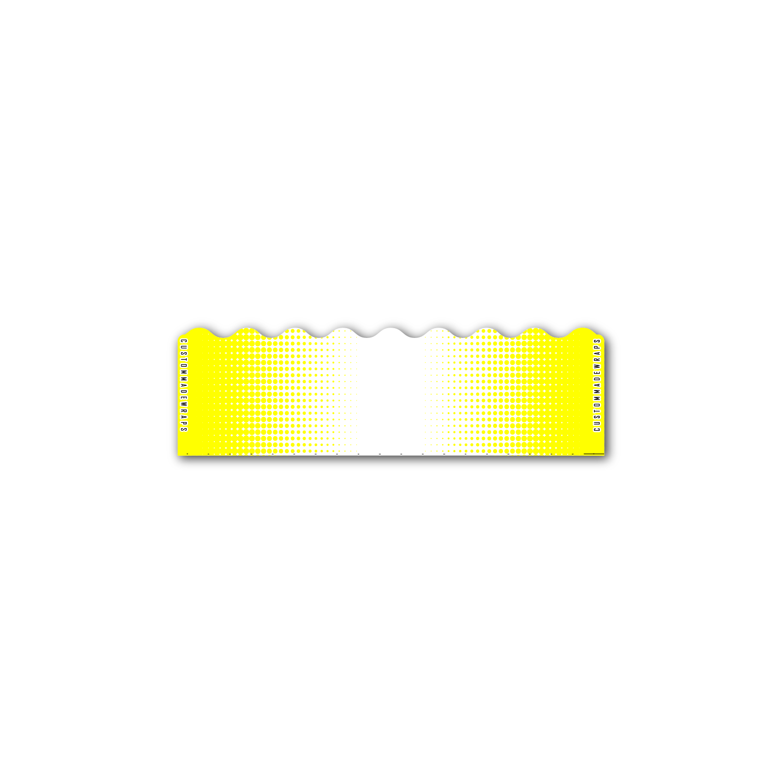 Shorty - Gradient Yellow on White