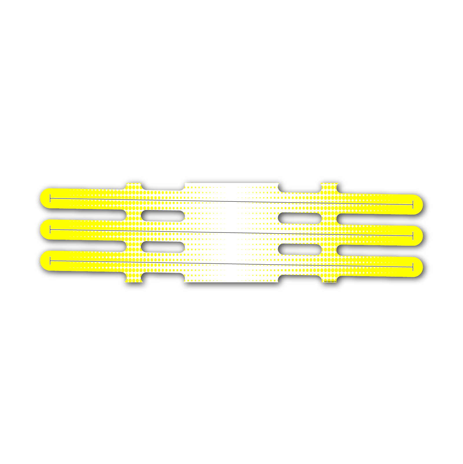 Vortex - Gradient Yellow on White
