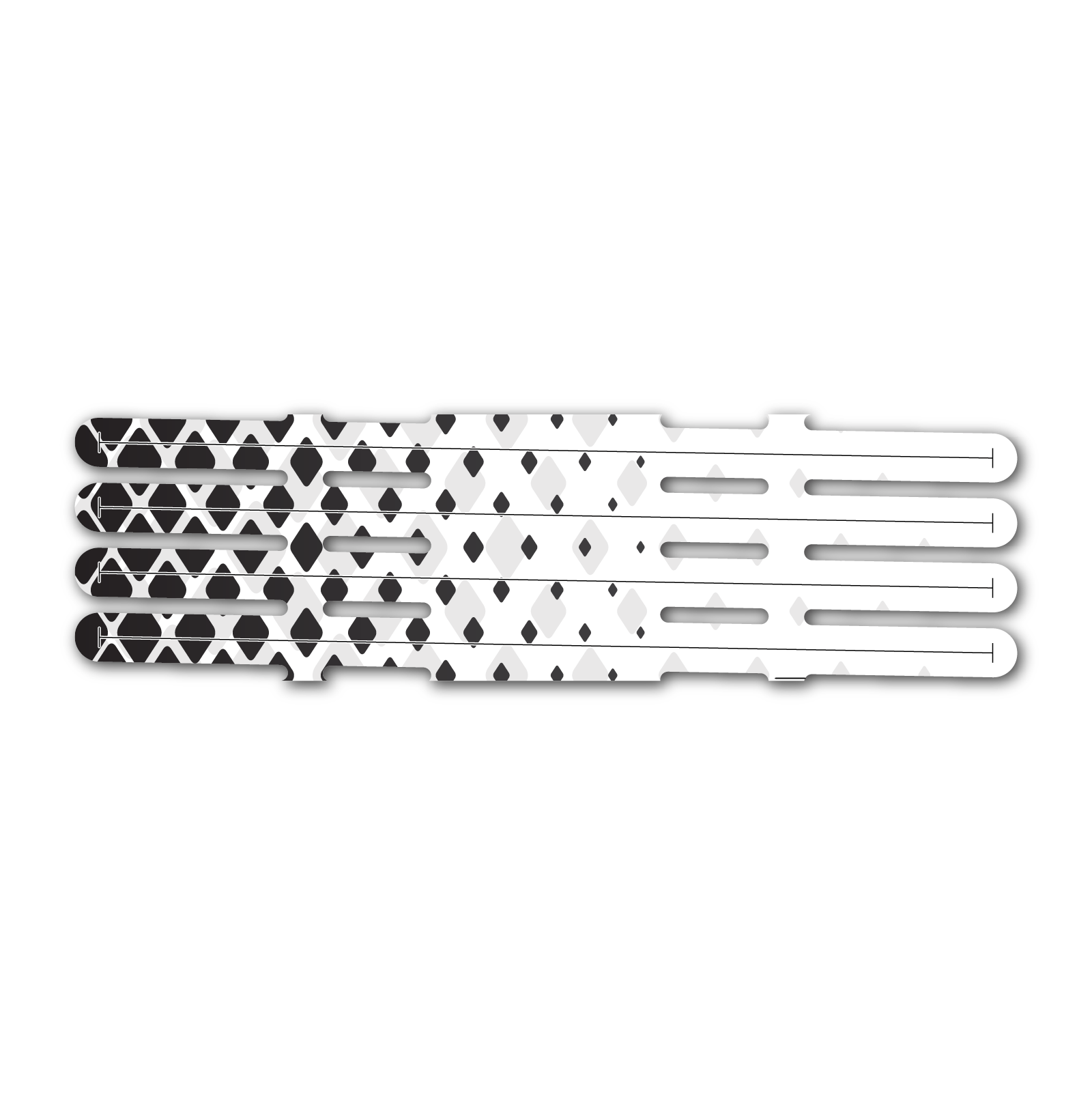 4 fletch Vortex - Halftone Black