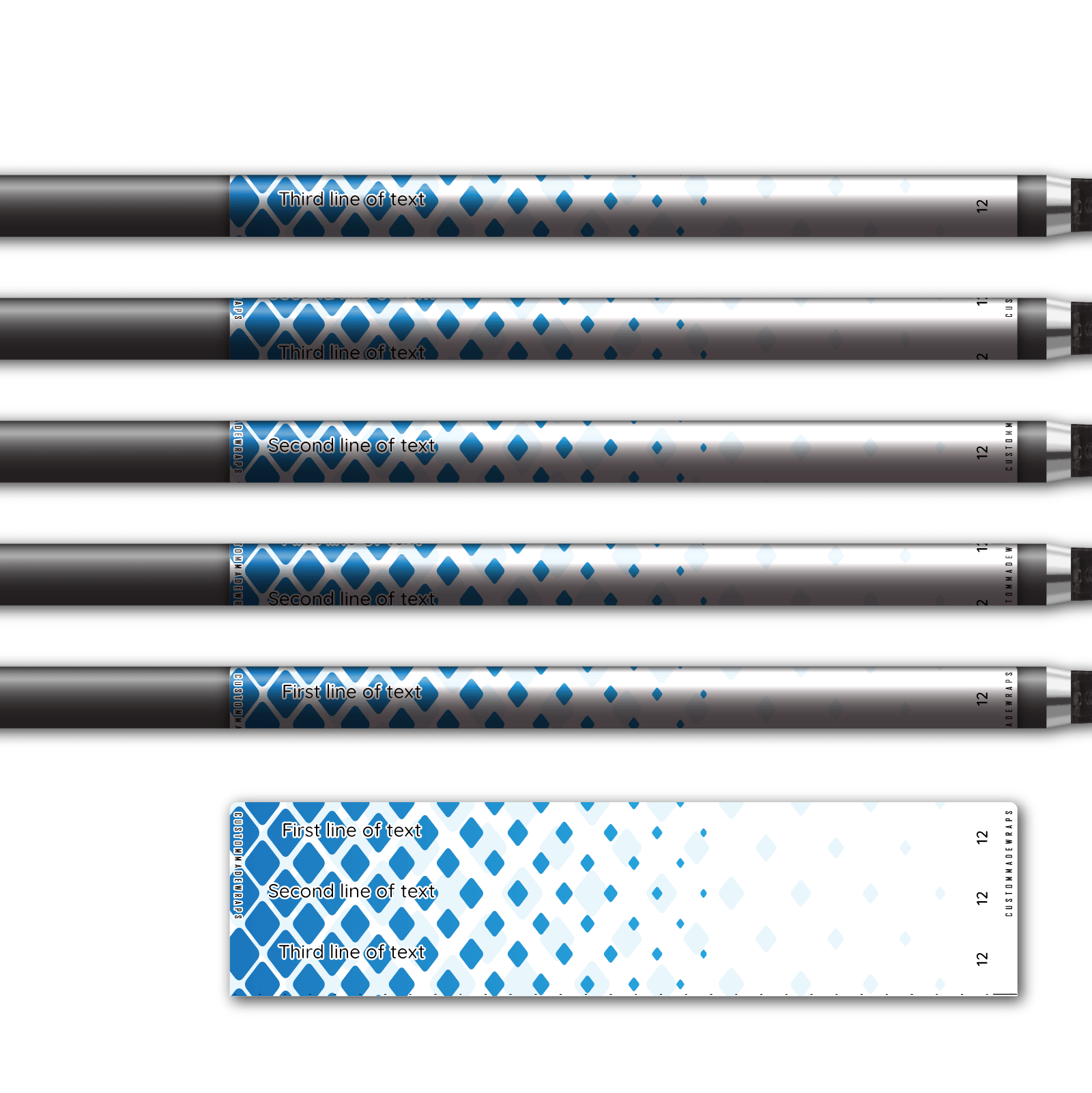 Alternative view of Regular - Halftone Blue