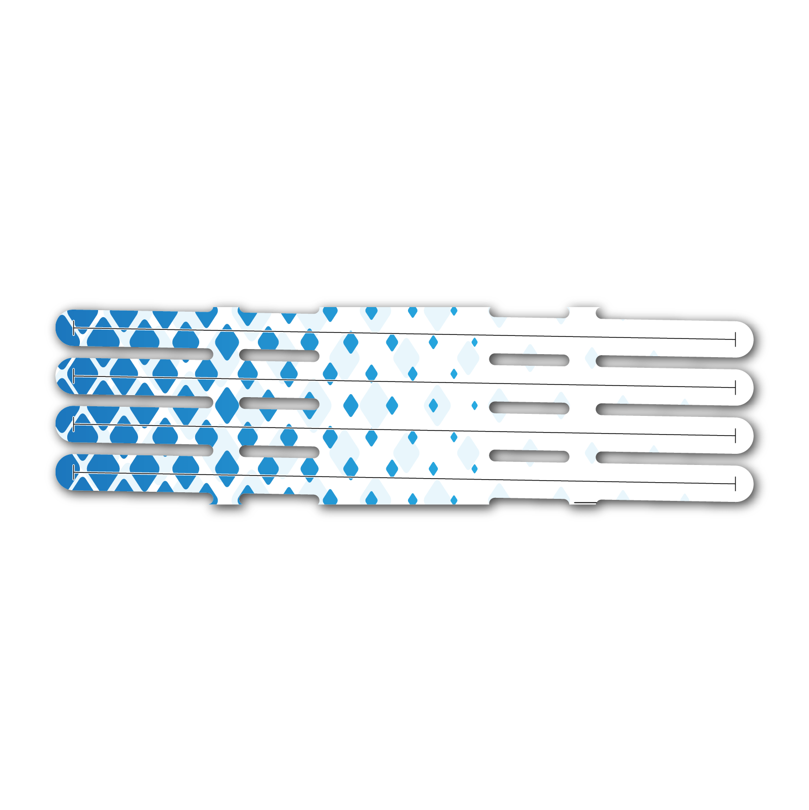 4 fletch Vortex - Halftone Blue