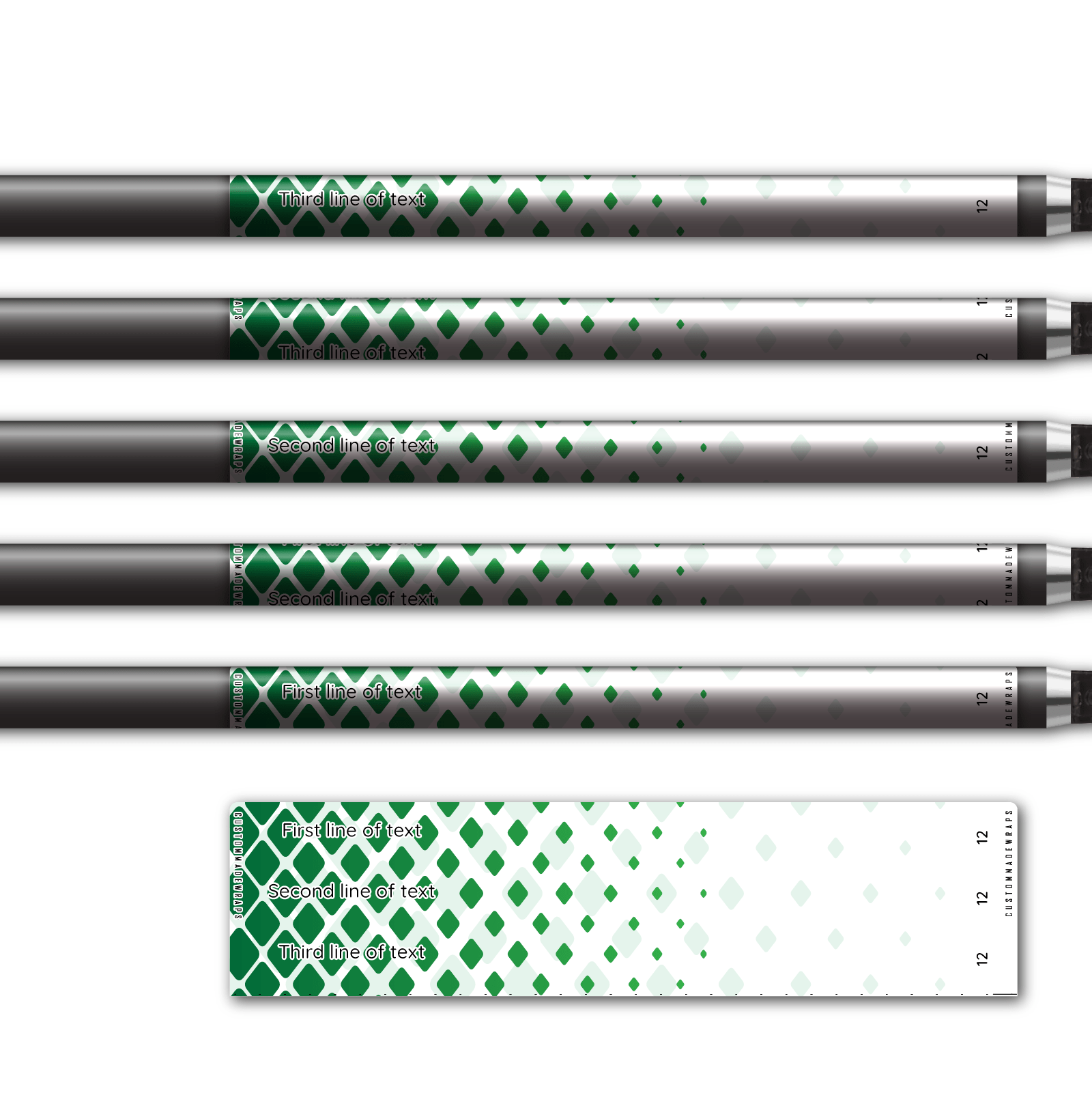 Alternative view of Regular - Halftone Green