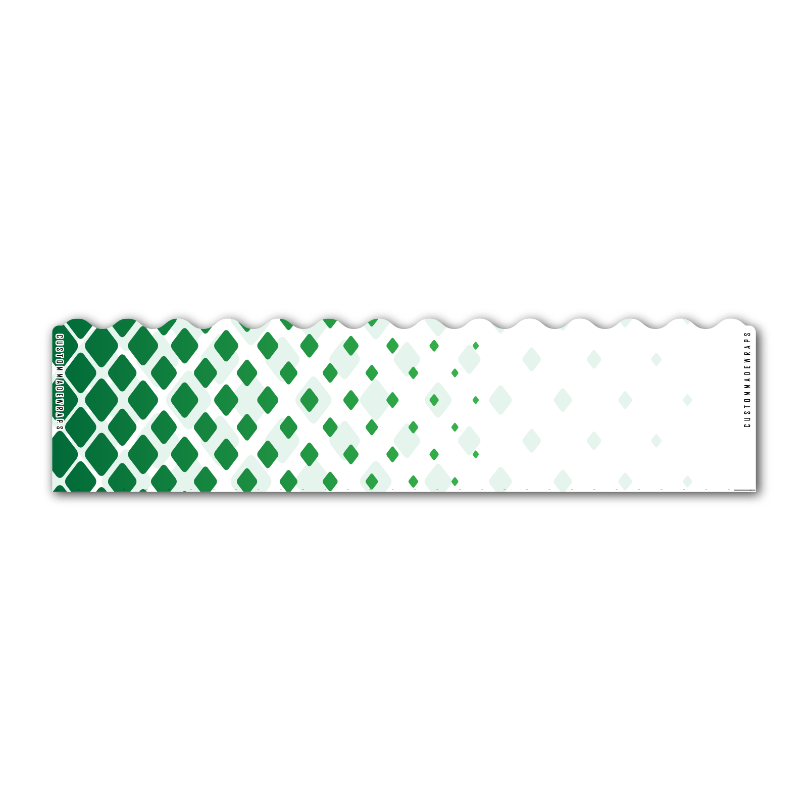 Wave Edge - Halftone Green