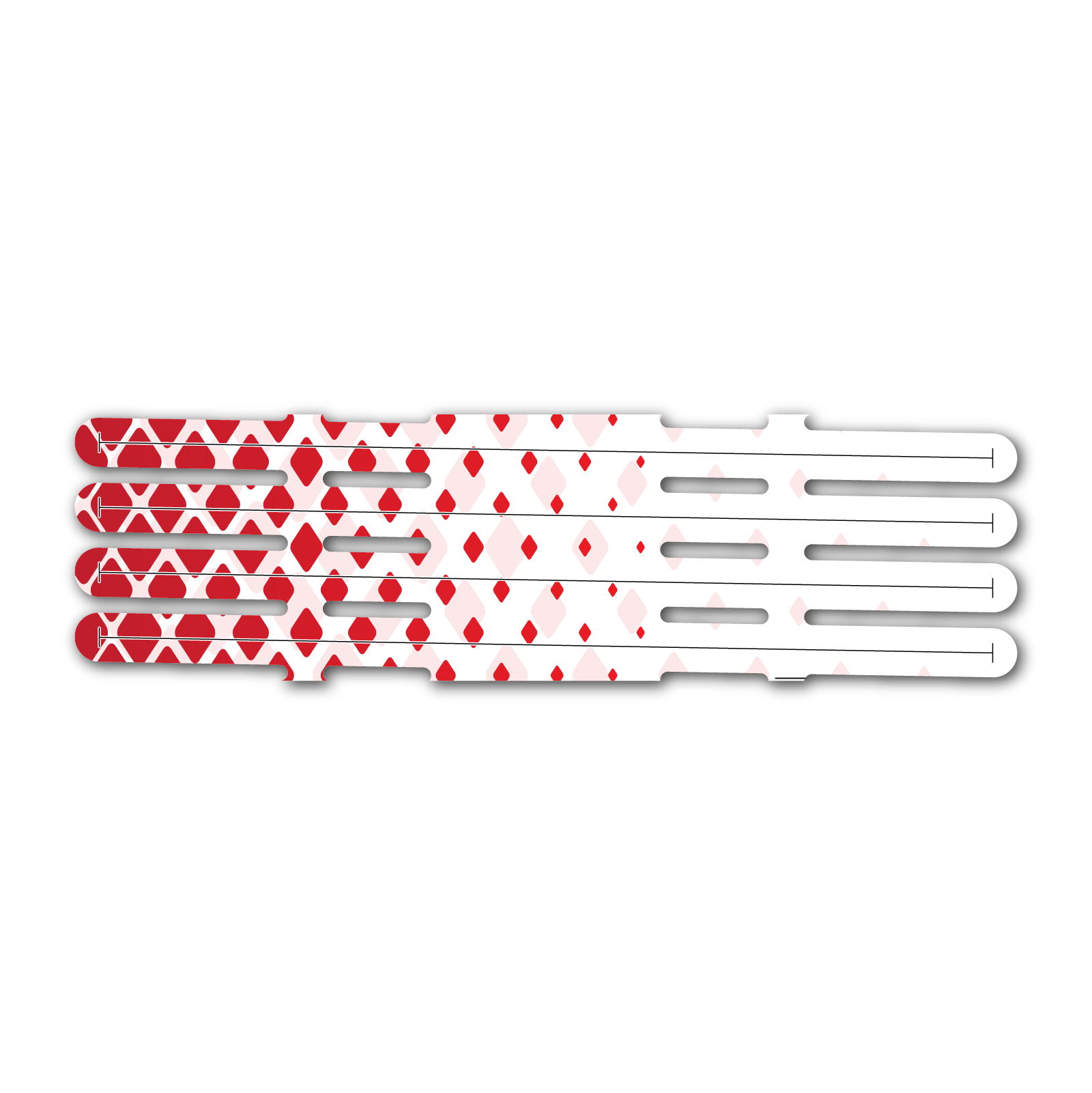 4 fletch Vortex - Halftone Red