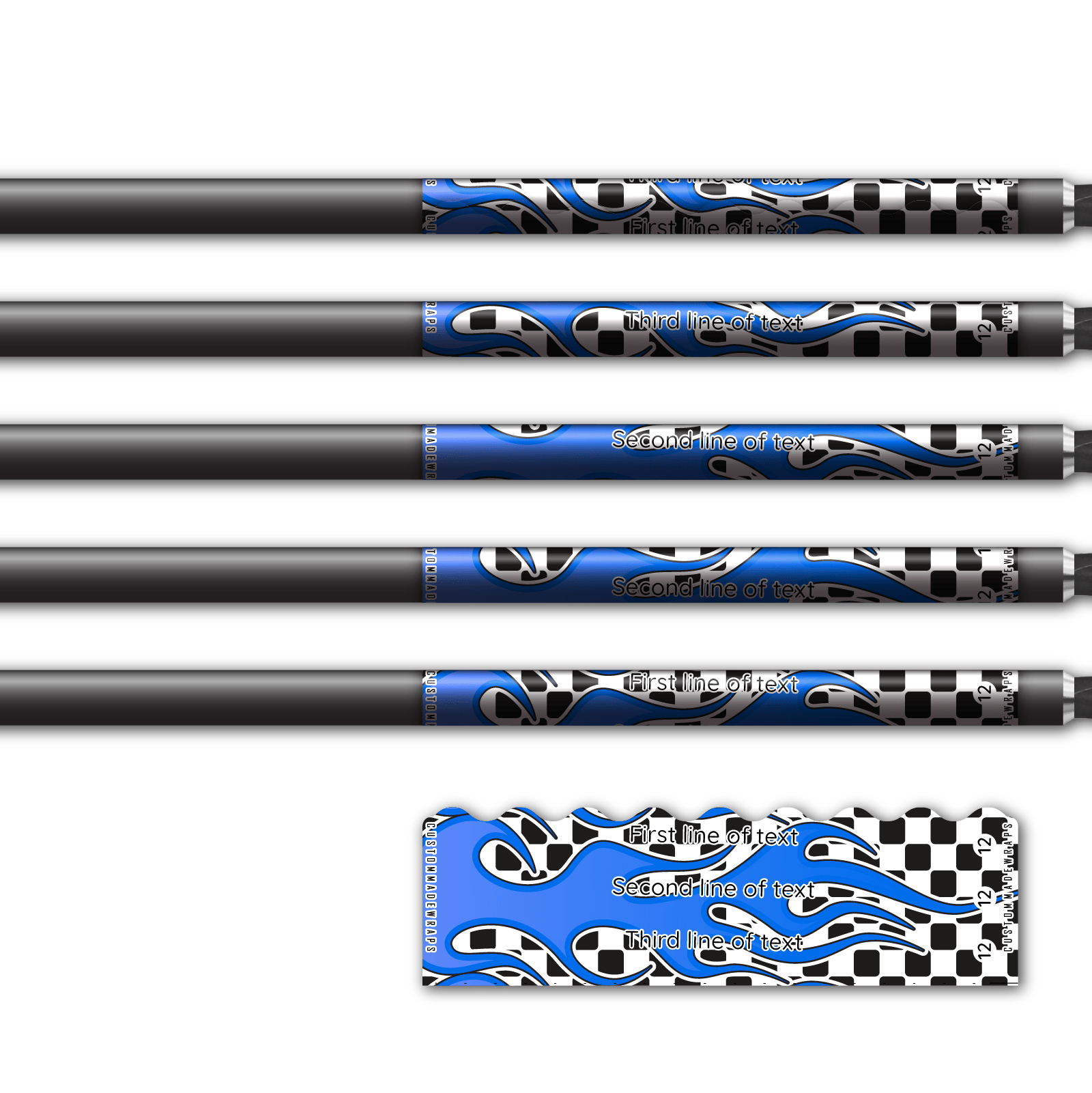 Alternative view of Shorty - Hotrod Blue