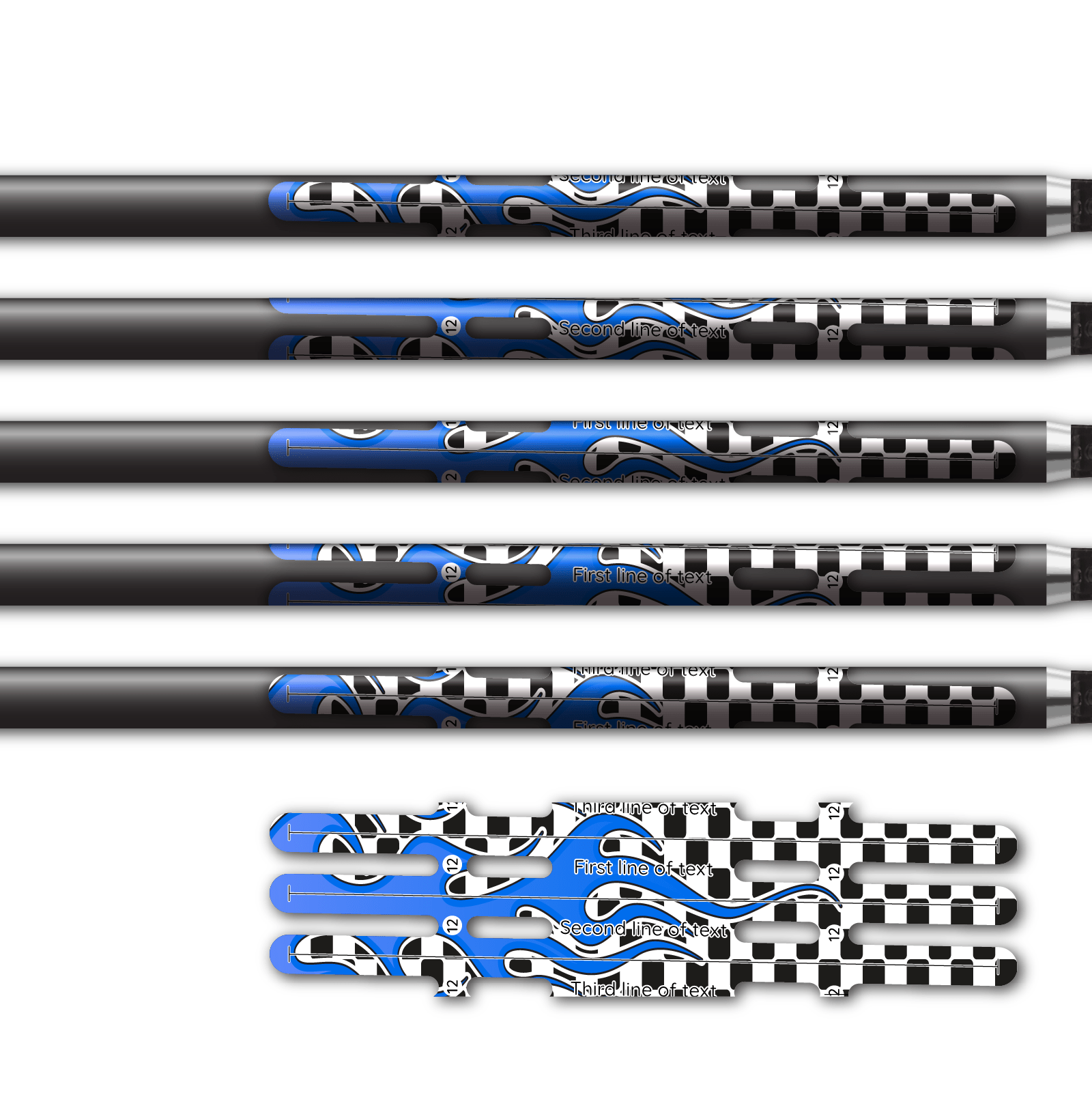 Alternative view of Vortex - Hotrod Blue