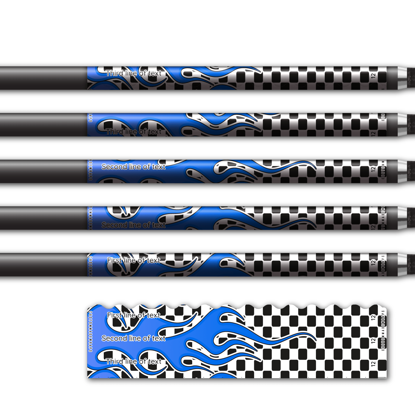 Alternative view of Wave Edge - Hotrod Blue