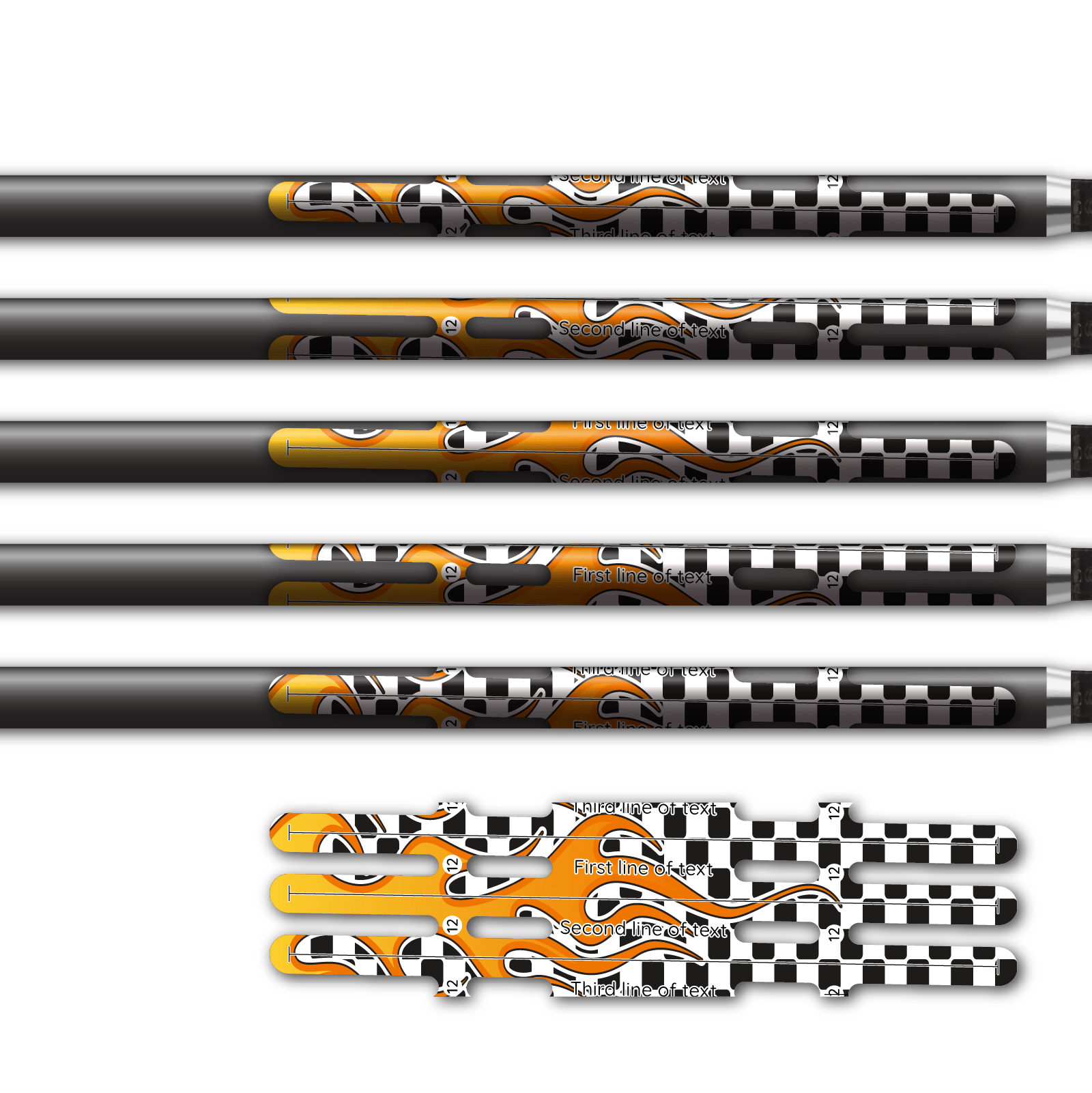 Alternative view of Vortex - Hotrod Orange
