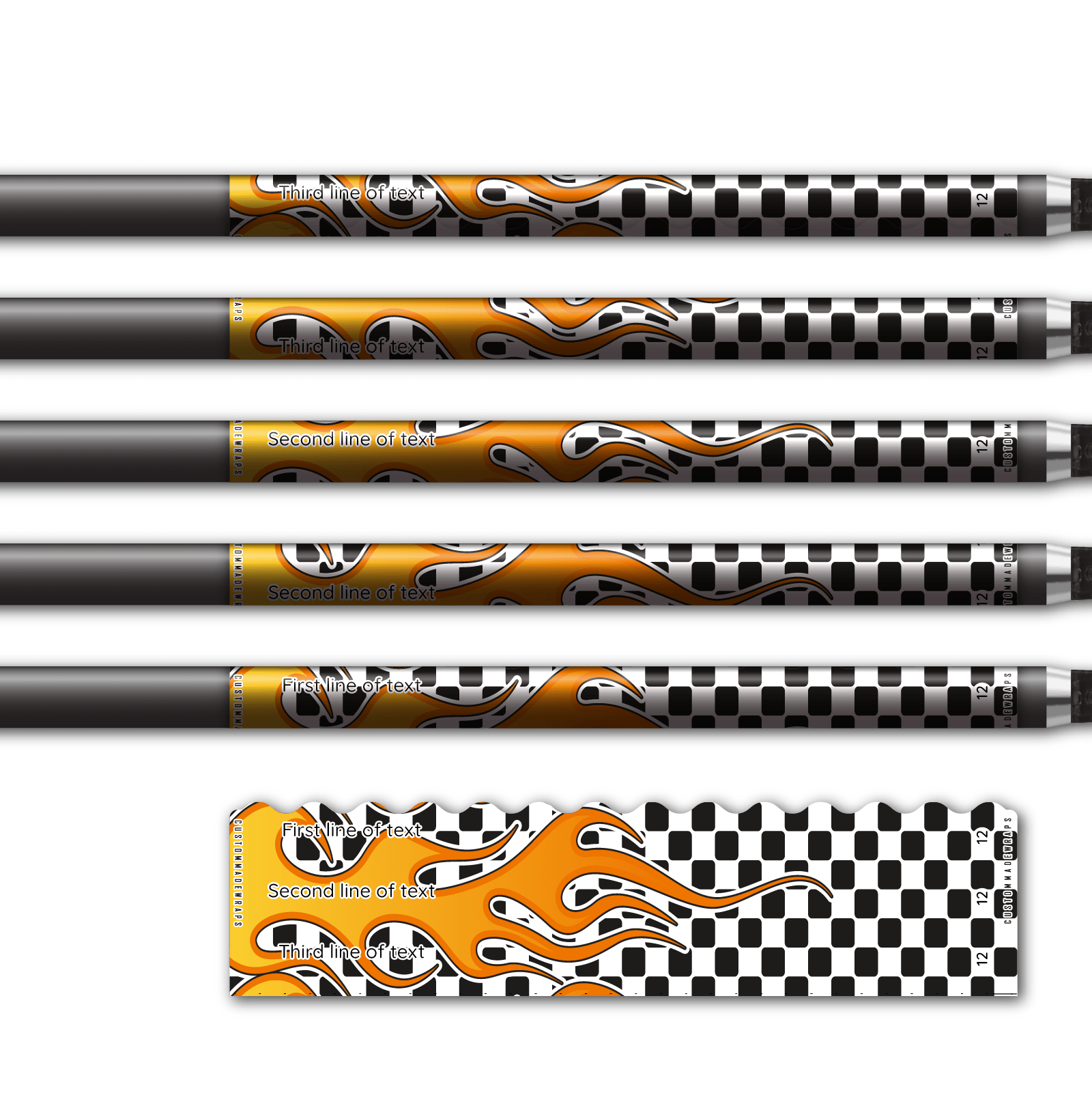 Alternative view of Wave Edge - Hotrod Orange