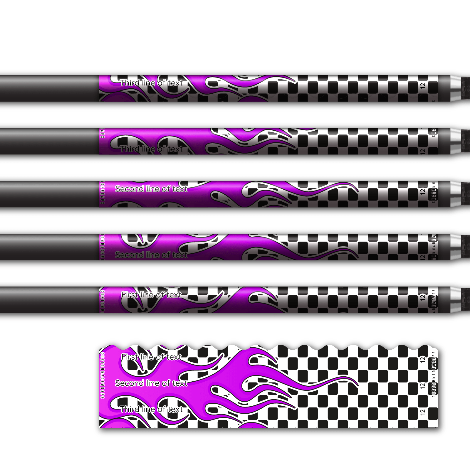 Alternative view of Wave Edge - Hotrod Purple