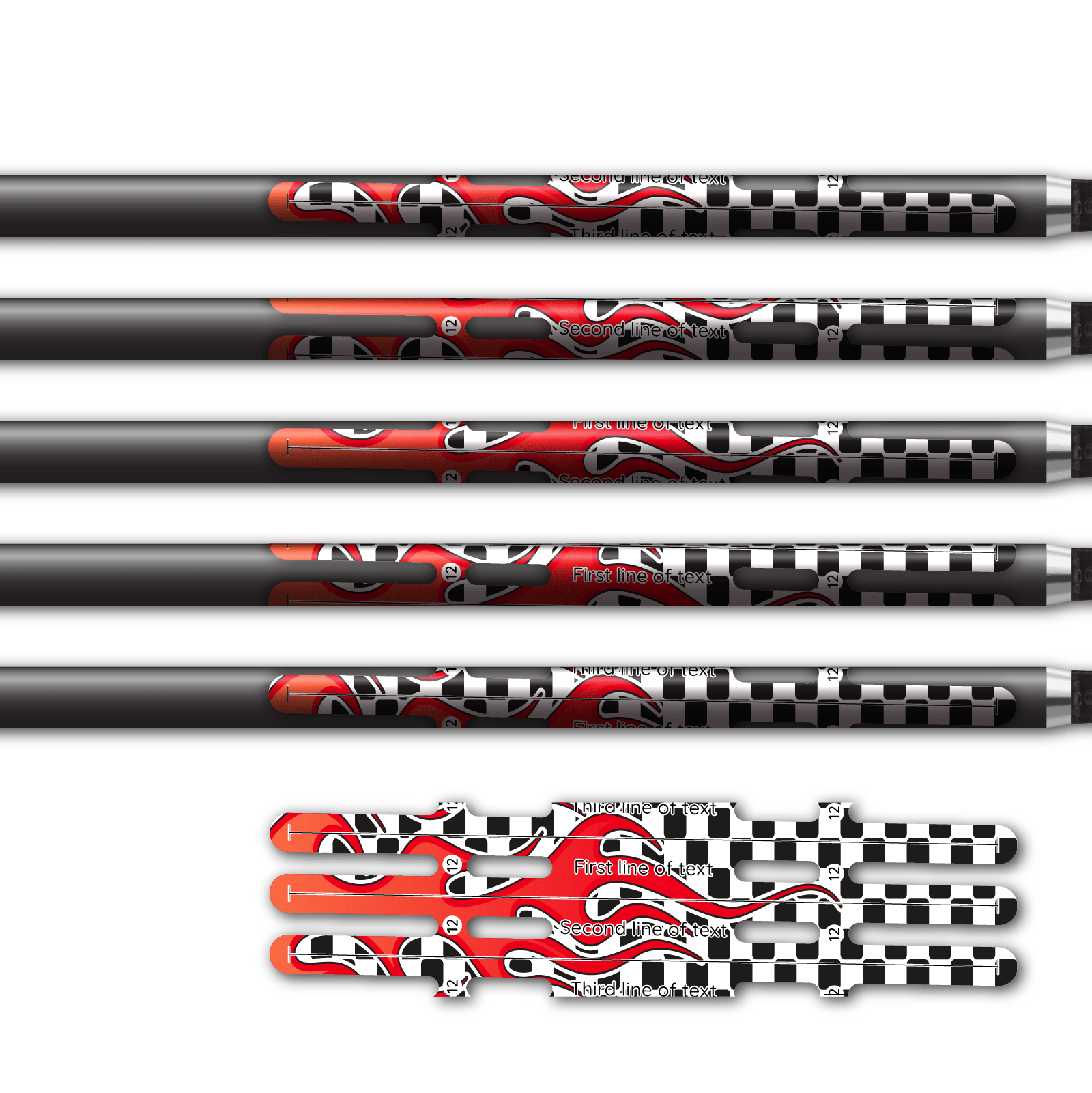 Alternative view of Vortex - Hotrod Red