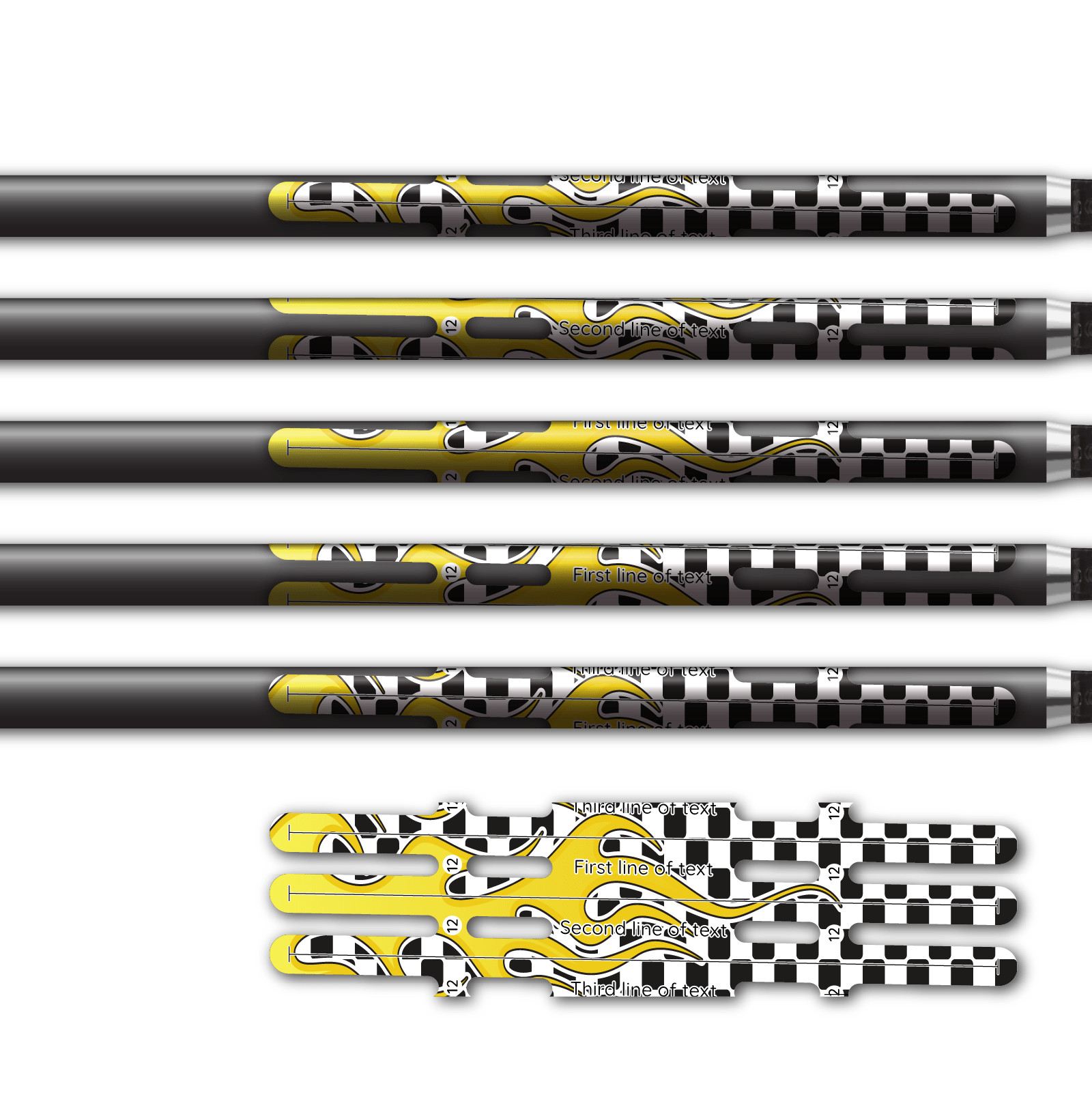 Alternative view of Vortex - Hotrod Yellow