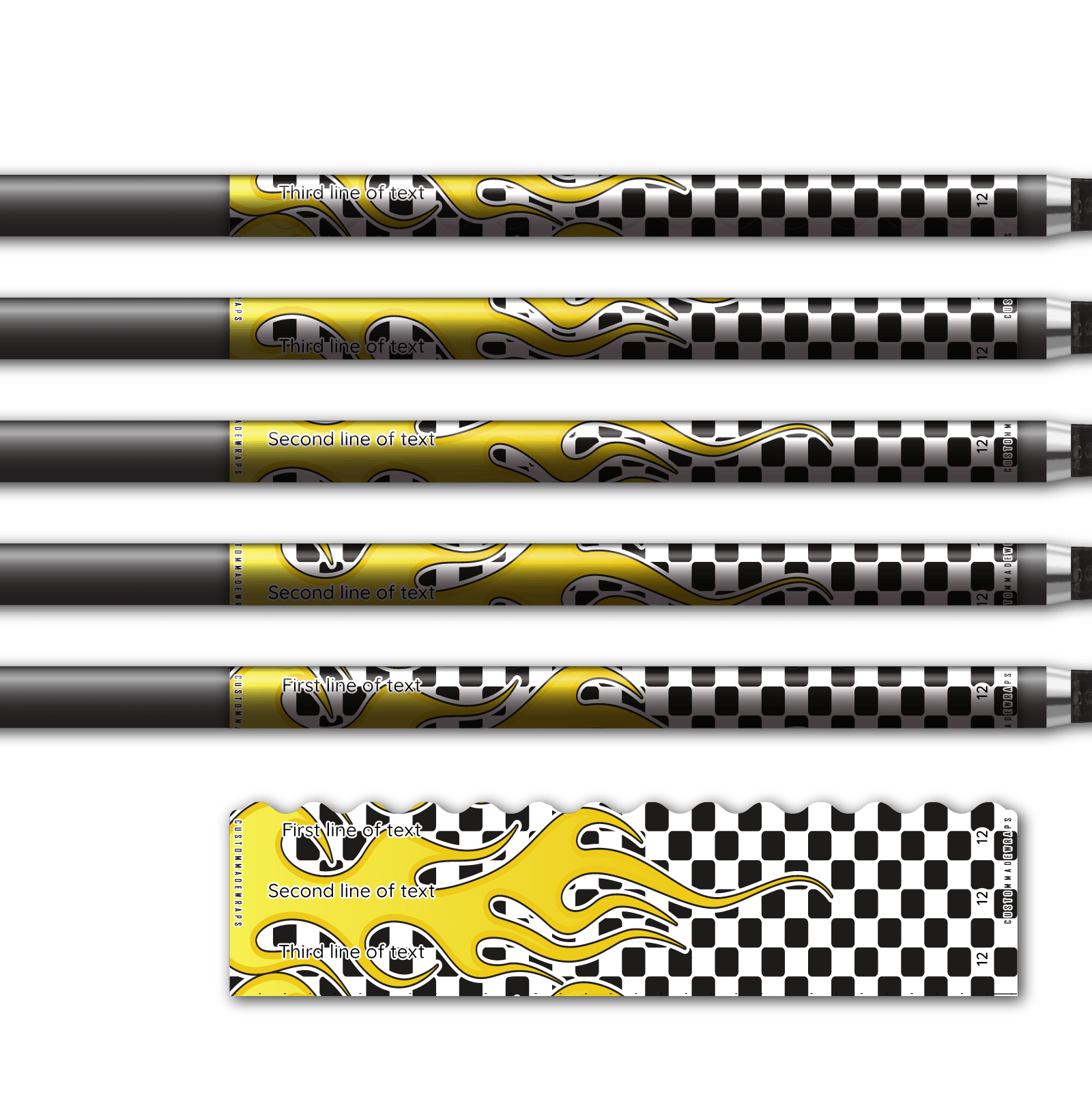 Alternative view of Wave Edge - Hotrod Yellow