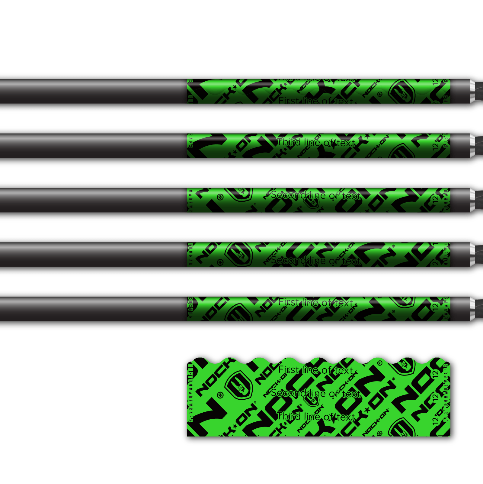 Alternative view of Shorty - Nock On Repeat Fluor Green