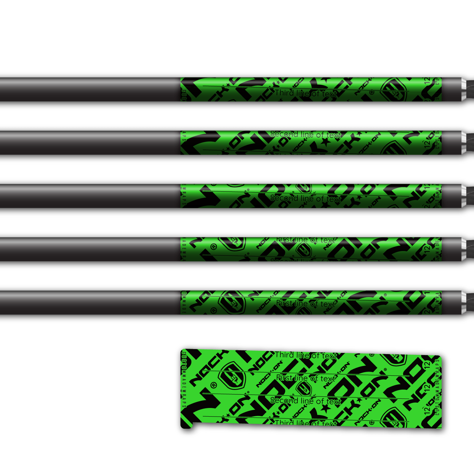 Alternative view of Spin Elite - Nock On Repeat Fluor Green