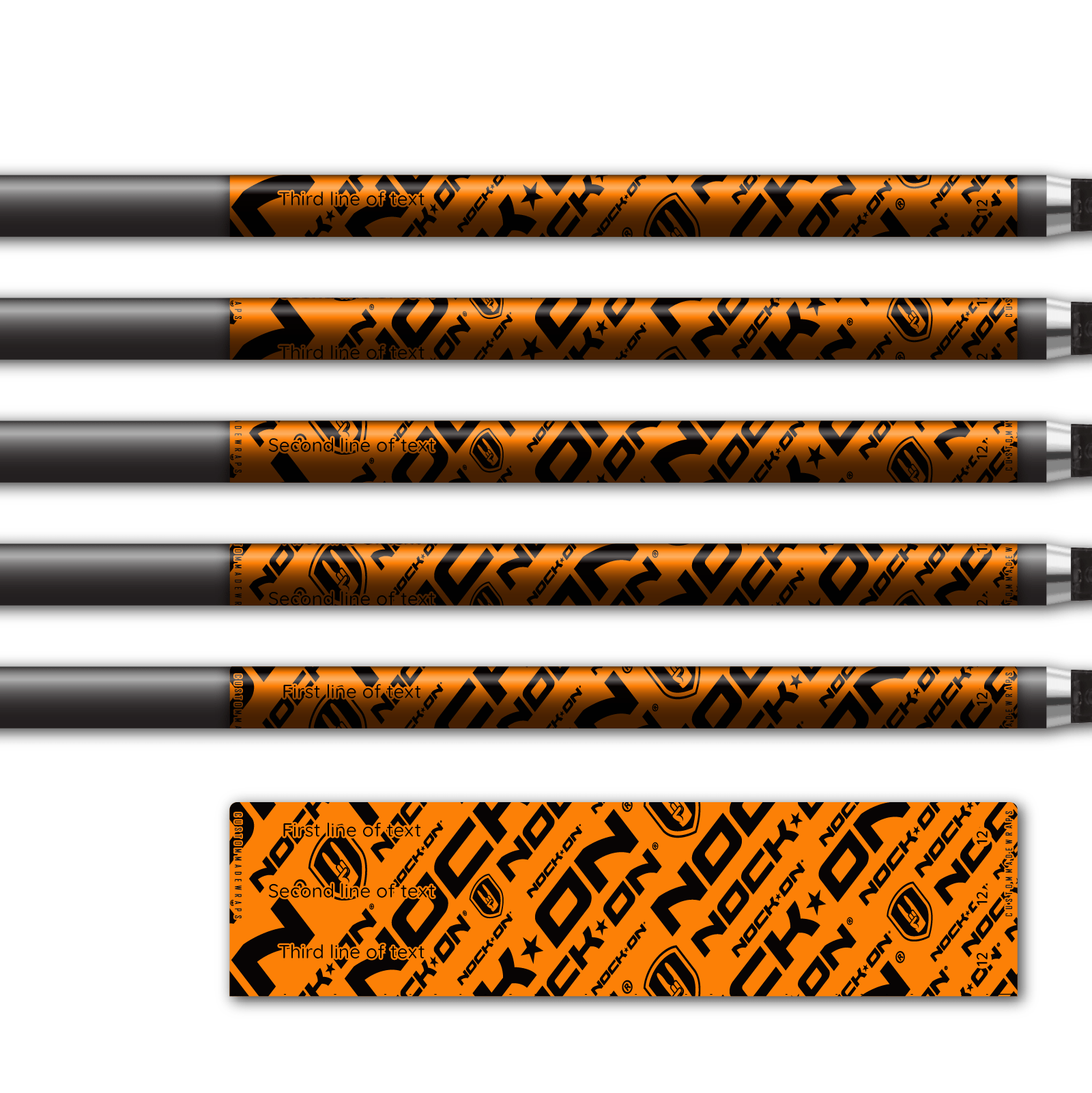 Alternative view of Regular - Nock On Repeat Fluor Orange