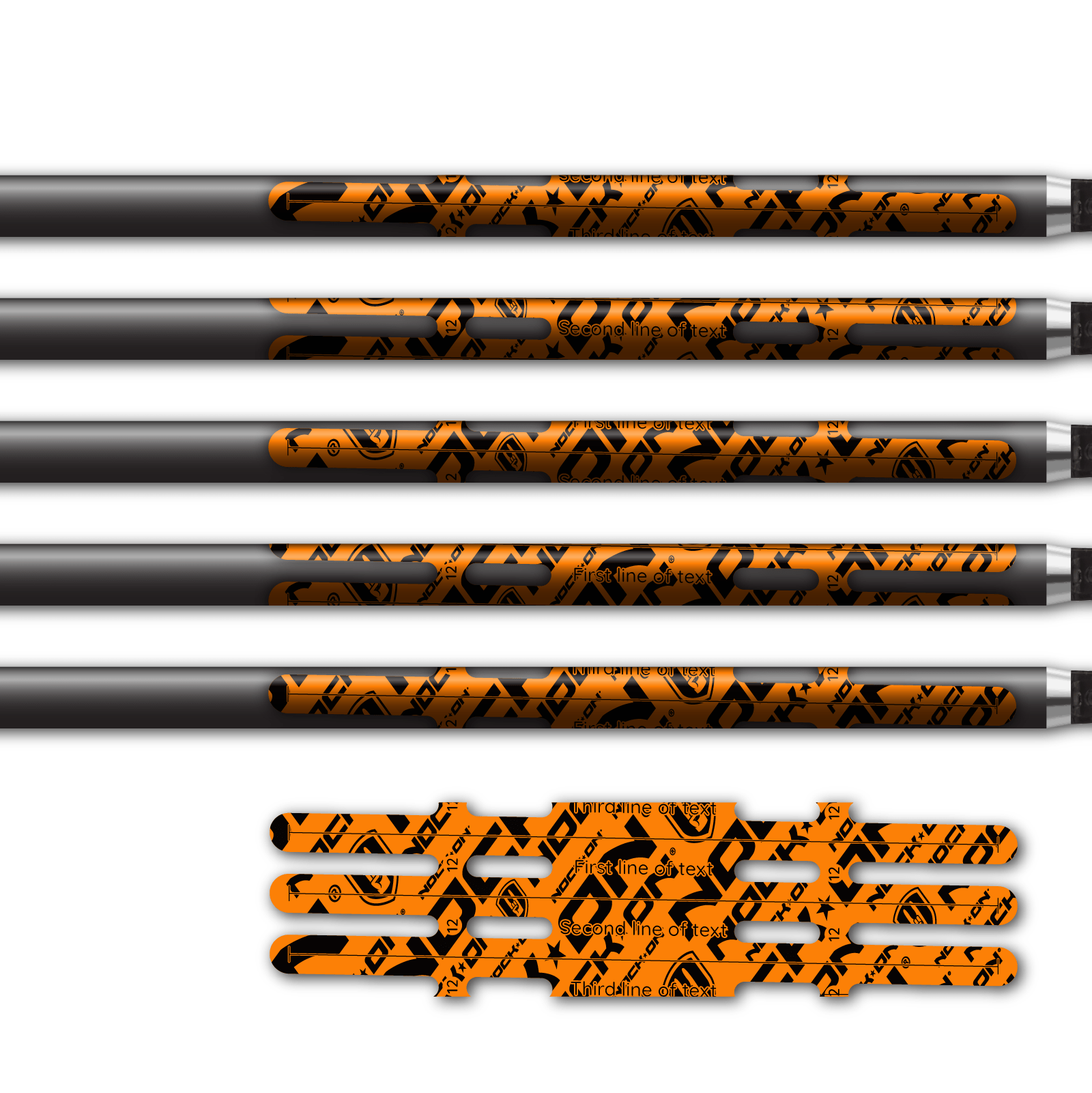 Alternative view of Vortex - Nock On Repeat Fluor Orange