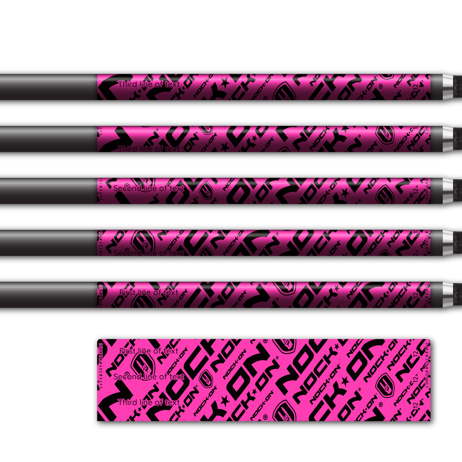 Alternative view of Regular - Nock On Repeat Fluor Pink