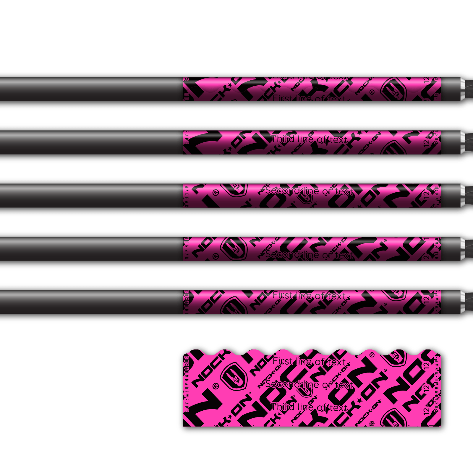 Alternative view of Shorty - Nock On Repeat Fluor Pink
