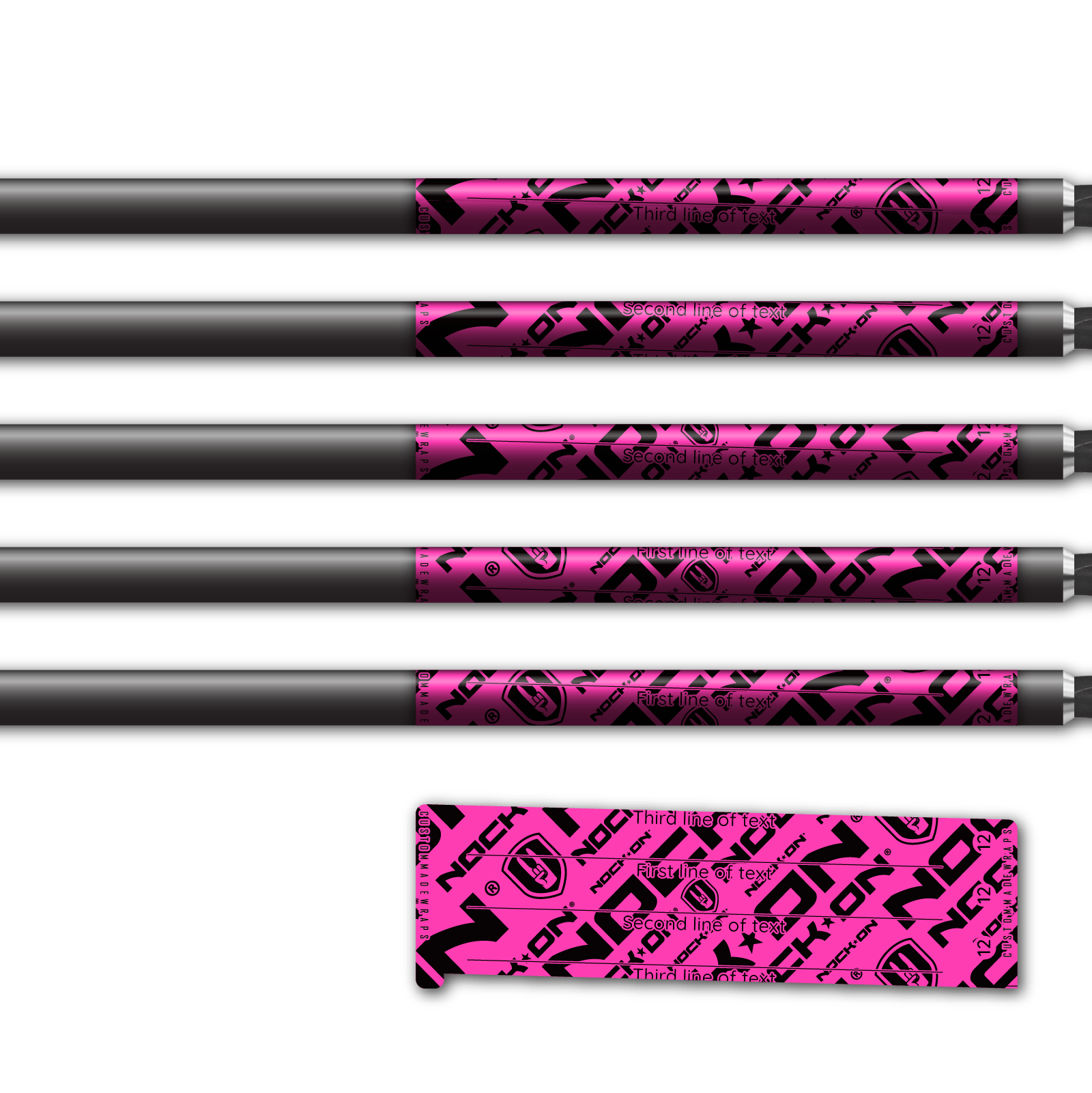 Alternative view of Spin Elite - Nock On Repeat Fluor Pink