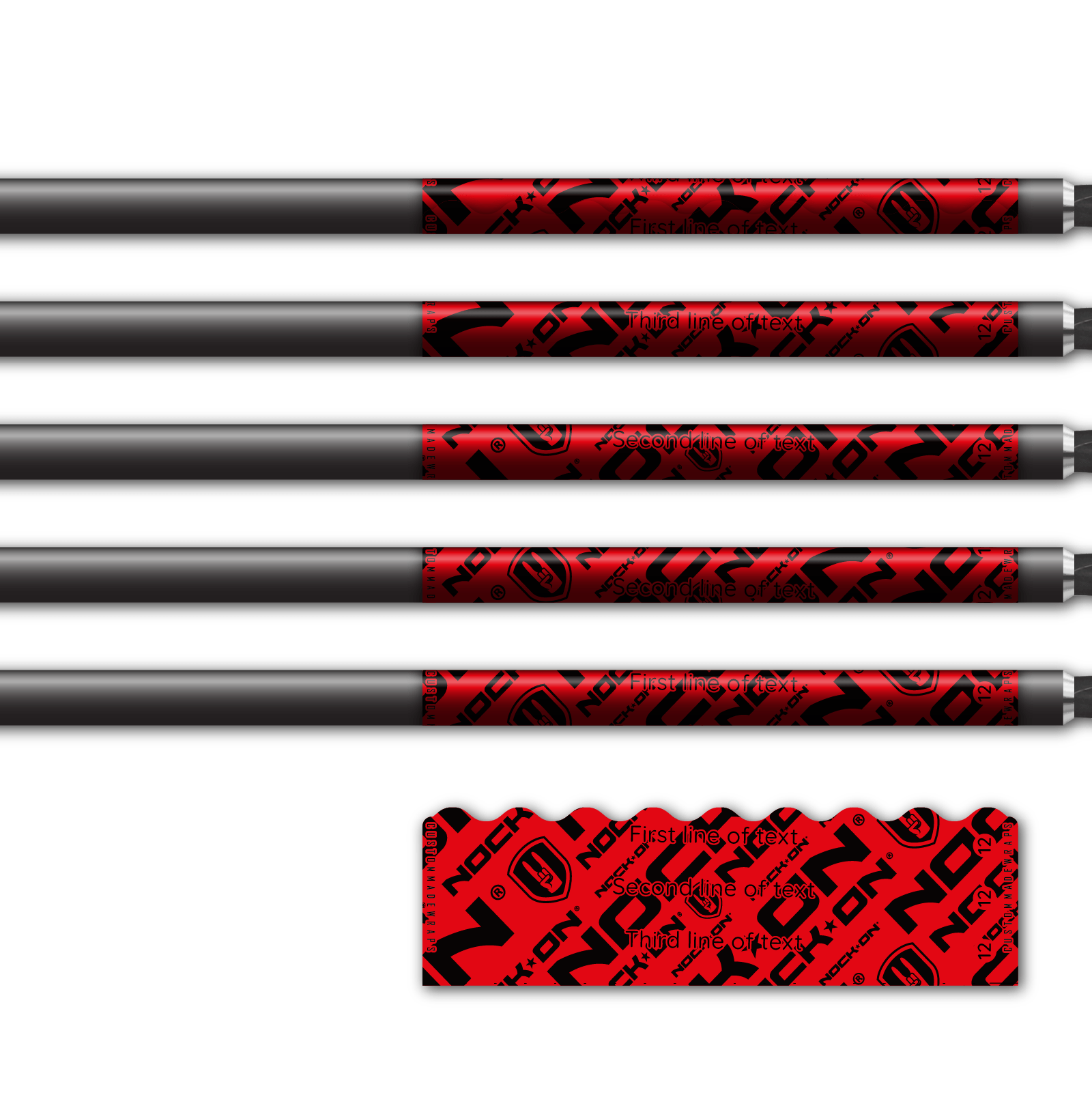 Alternative view of Shorty - Nock On Repeat Fluor Red