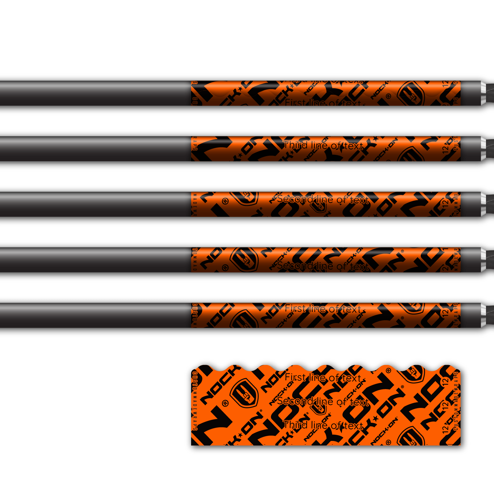 Alternative view of Shorty - Nock On Repeat Fluor Red Orange