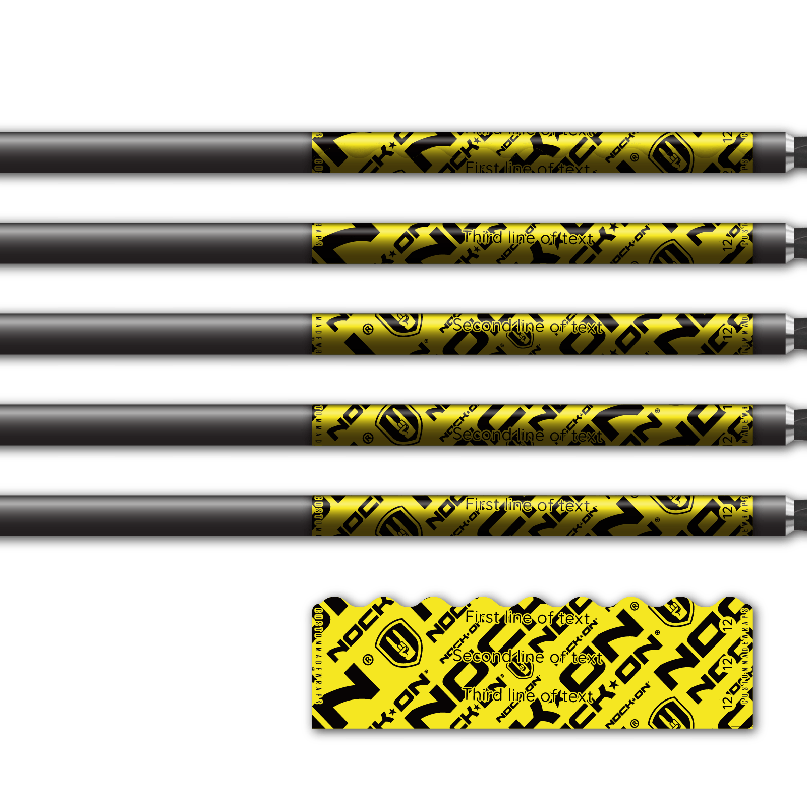Alternative view of Shorty - Nock On Repeat Fluor Yellow