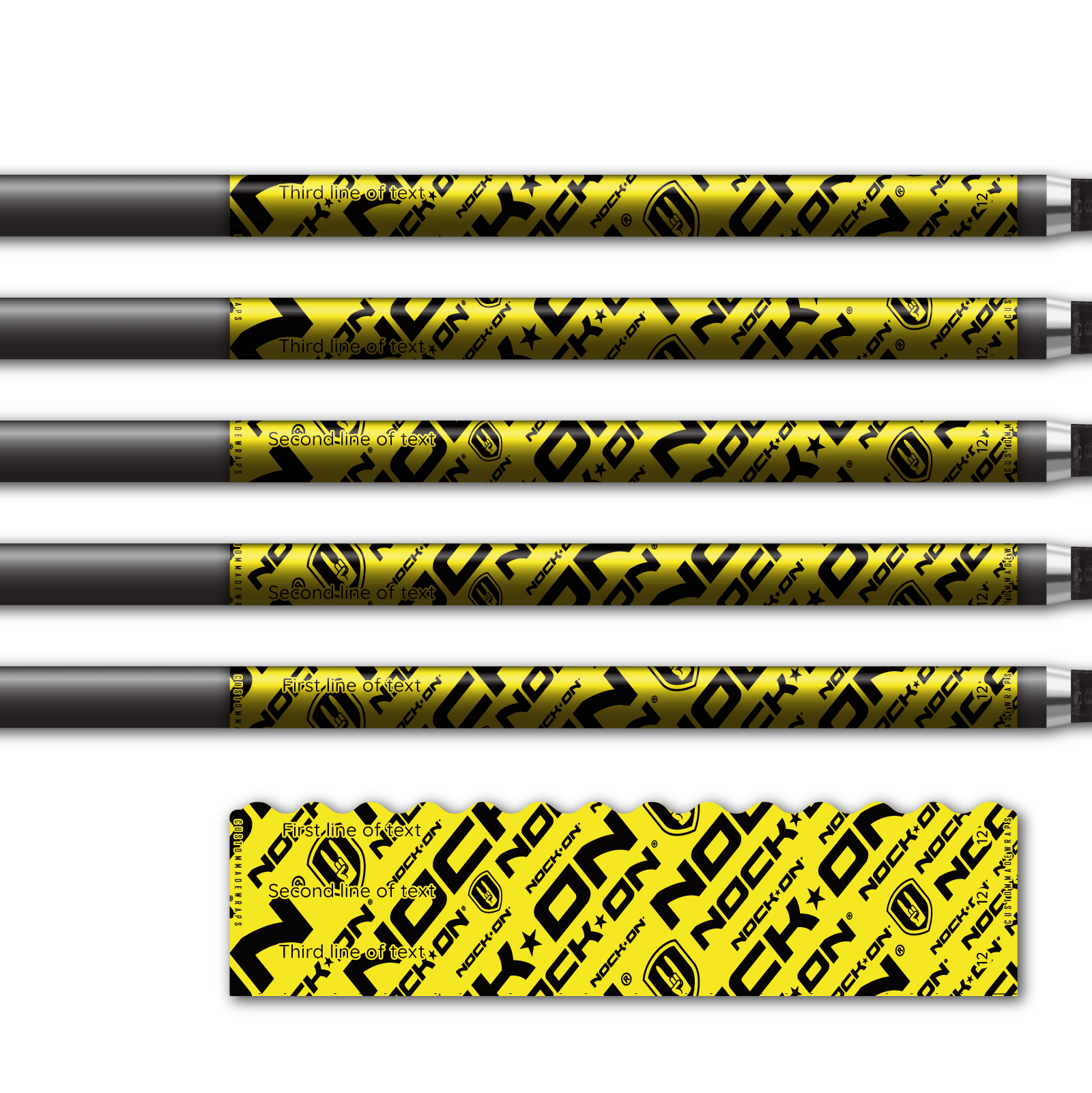 Alternative view of Wave Edge - Nock On Repeat Fluor Yellow