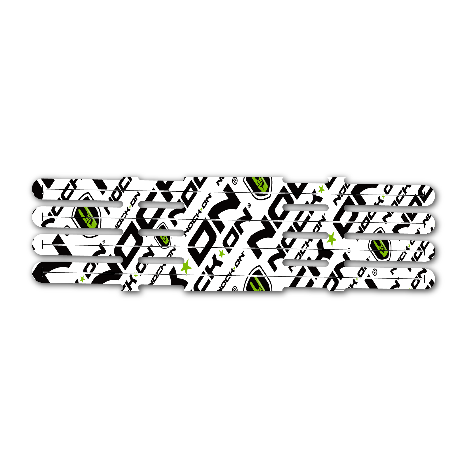 4 fletch Vortex - Nock On Repeat Green Logo