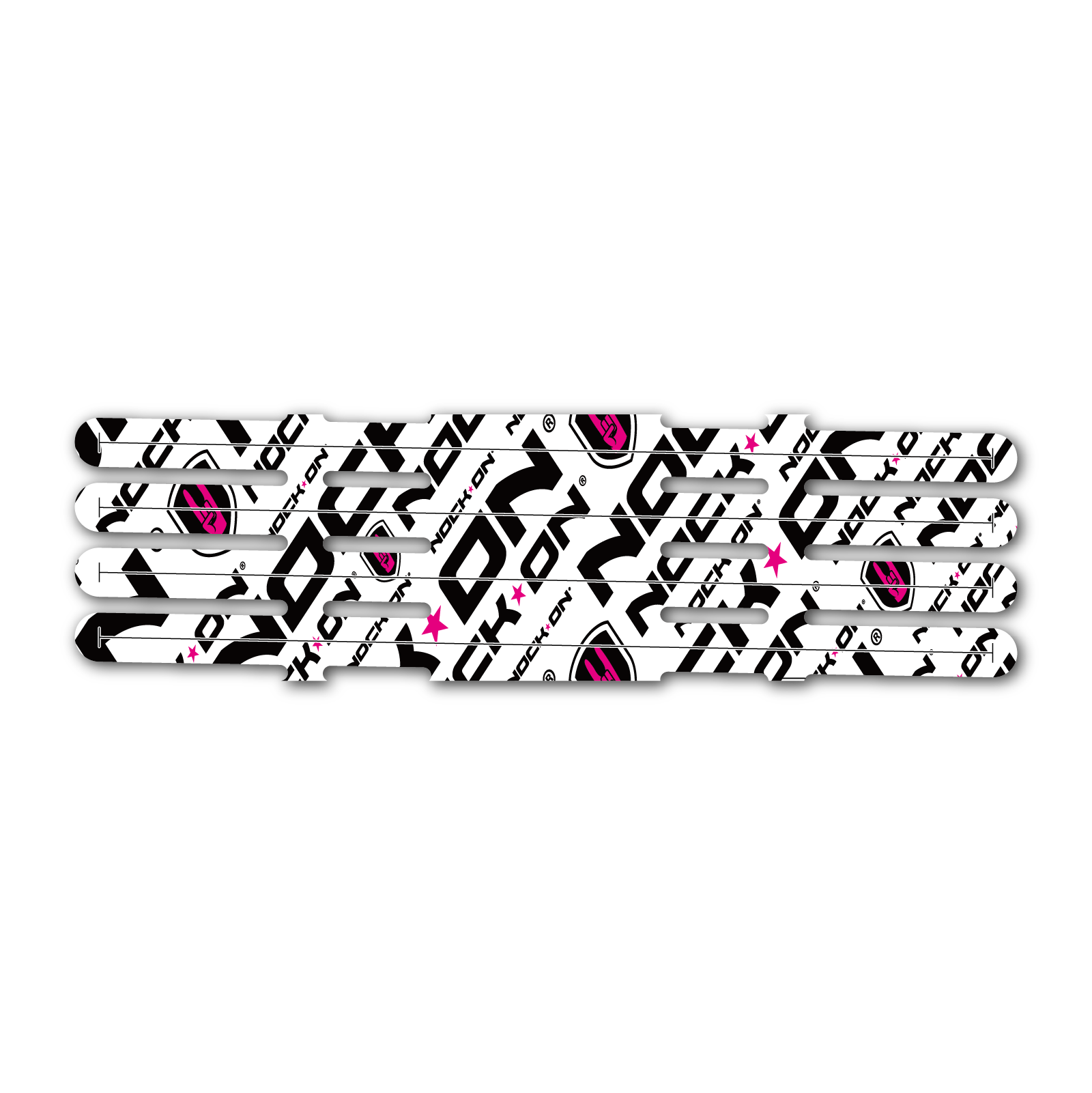 4 fletch Vortex - Nock On Repeat Pink Logo