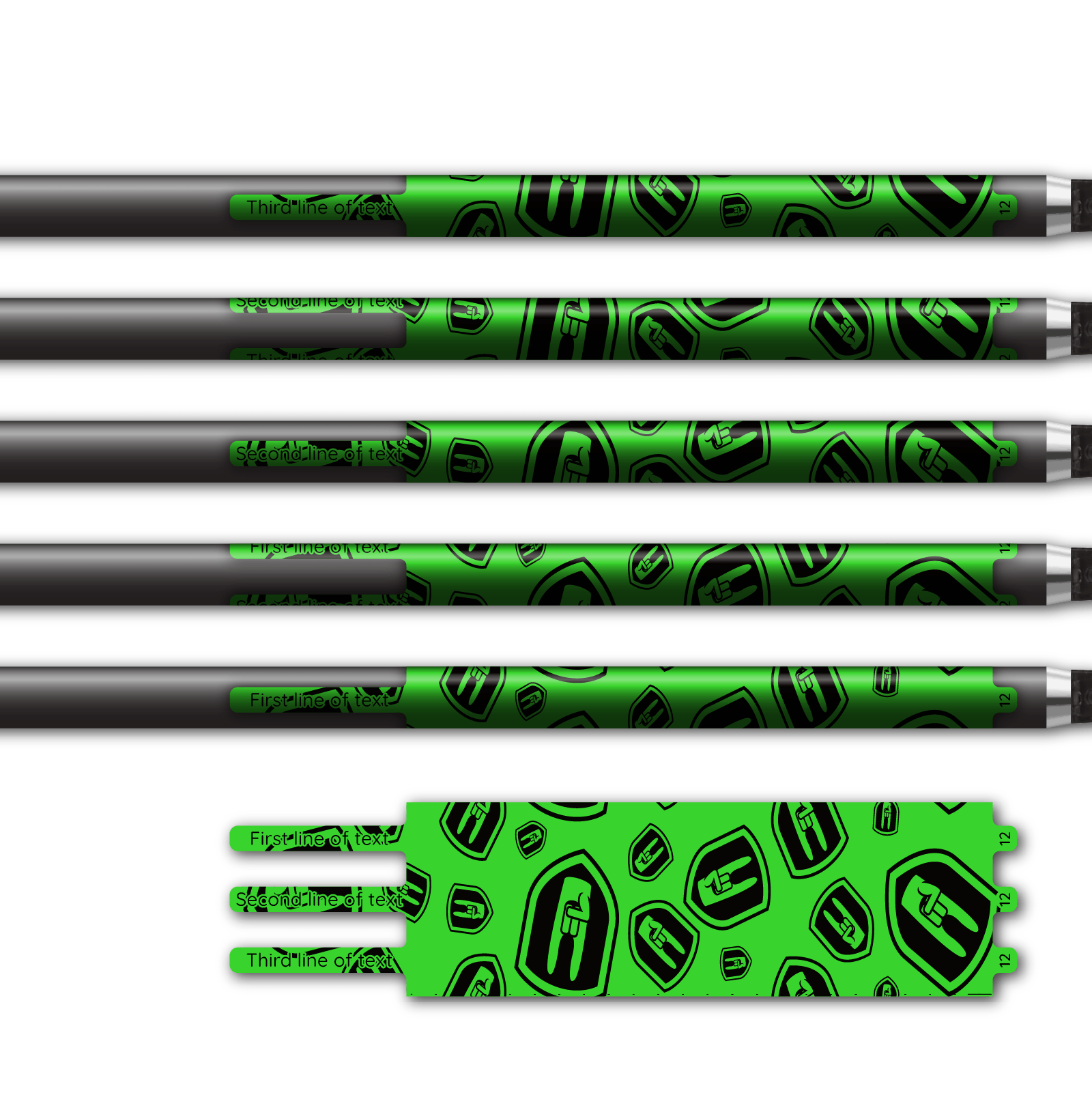Alternative view of Ultralight - Nock On Scatter Fluor Green