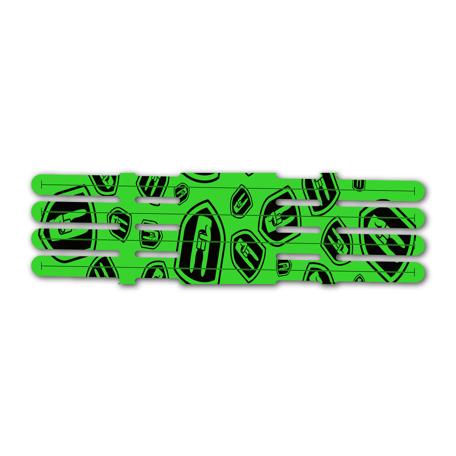 4 fletch Vortex - Nock On Scatter Fluor Green