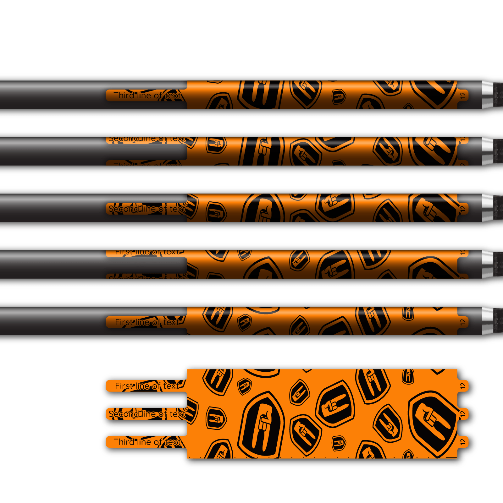 Alternative view of Ultralight - Nock On Scatter Fluor Orange