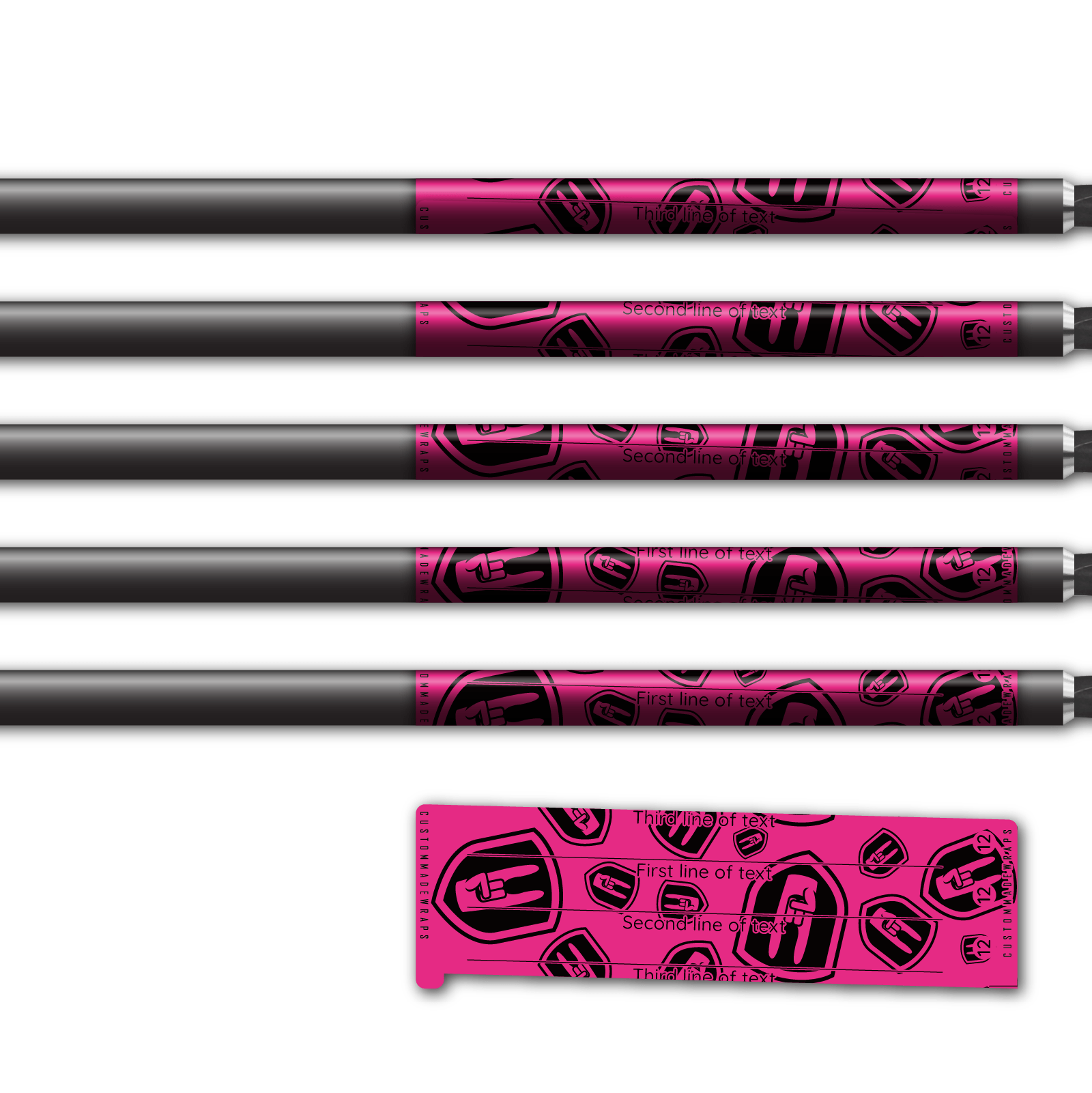 Alternative view of Spin Elite - Nock On Scatter Fluor Pink