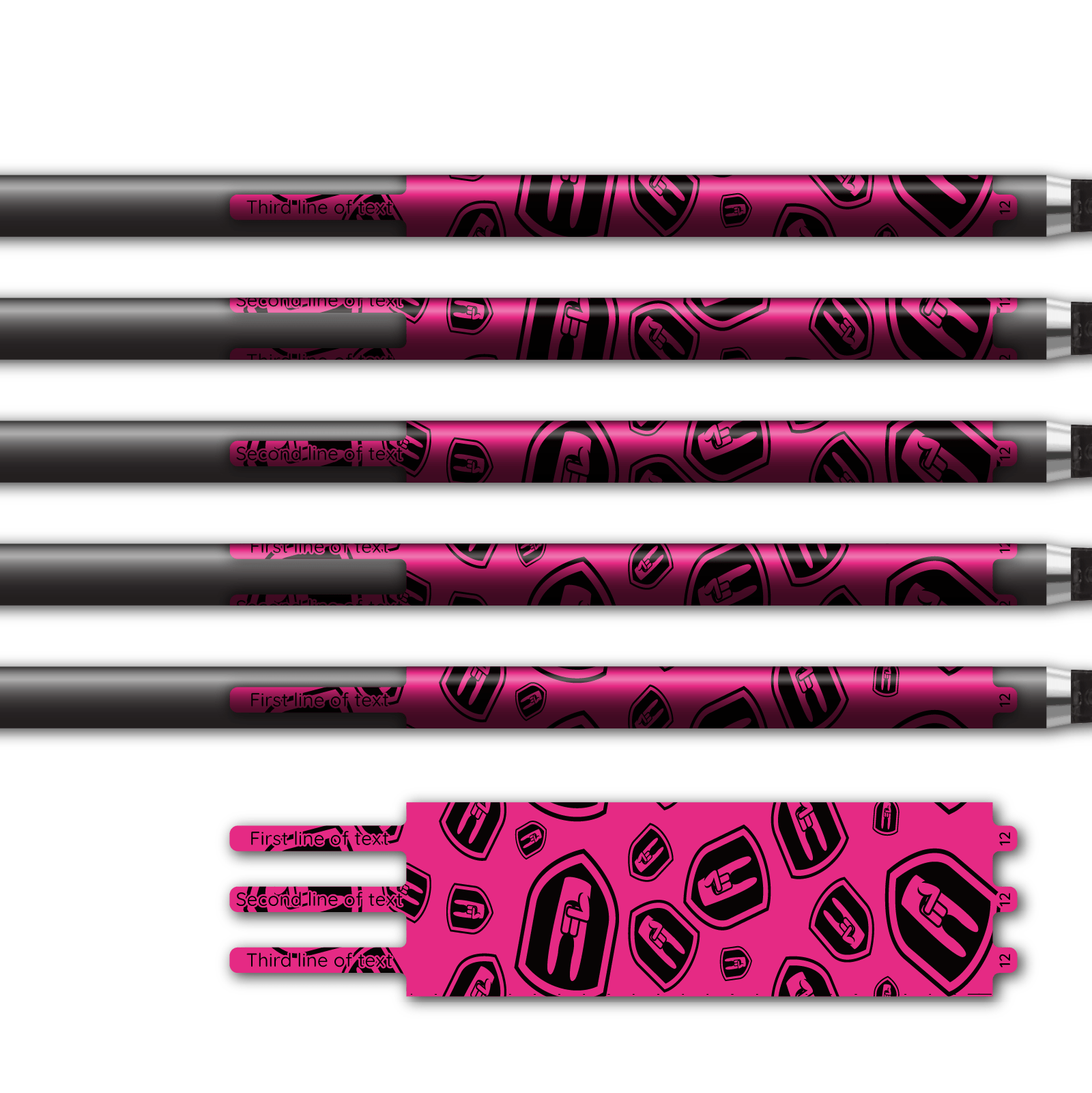 Alternative view of Ultralight - Nock On Scatter Fluor Pink