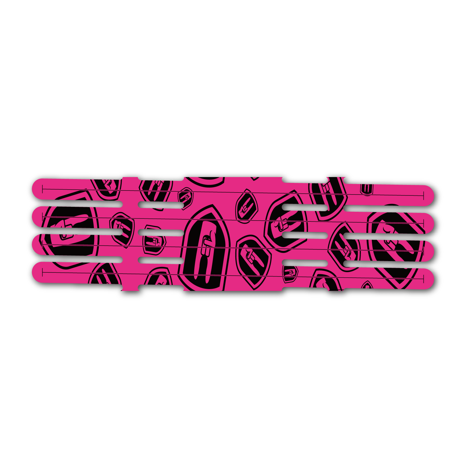 4 fletch Vortex - Nock On Scatter Fluor Pink