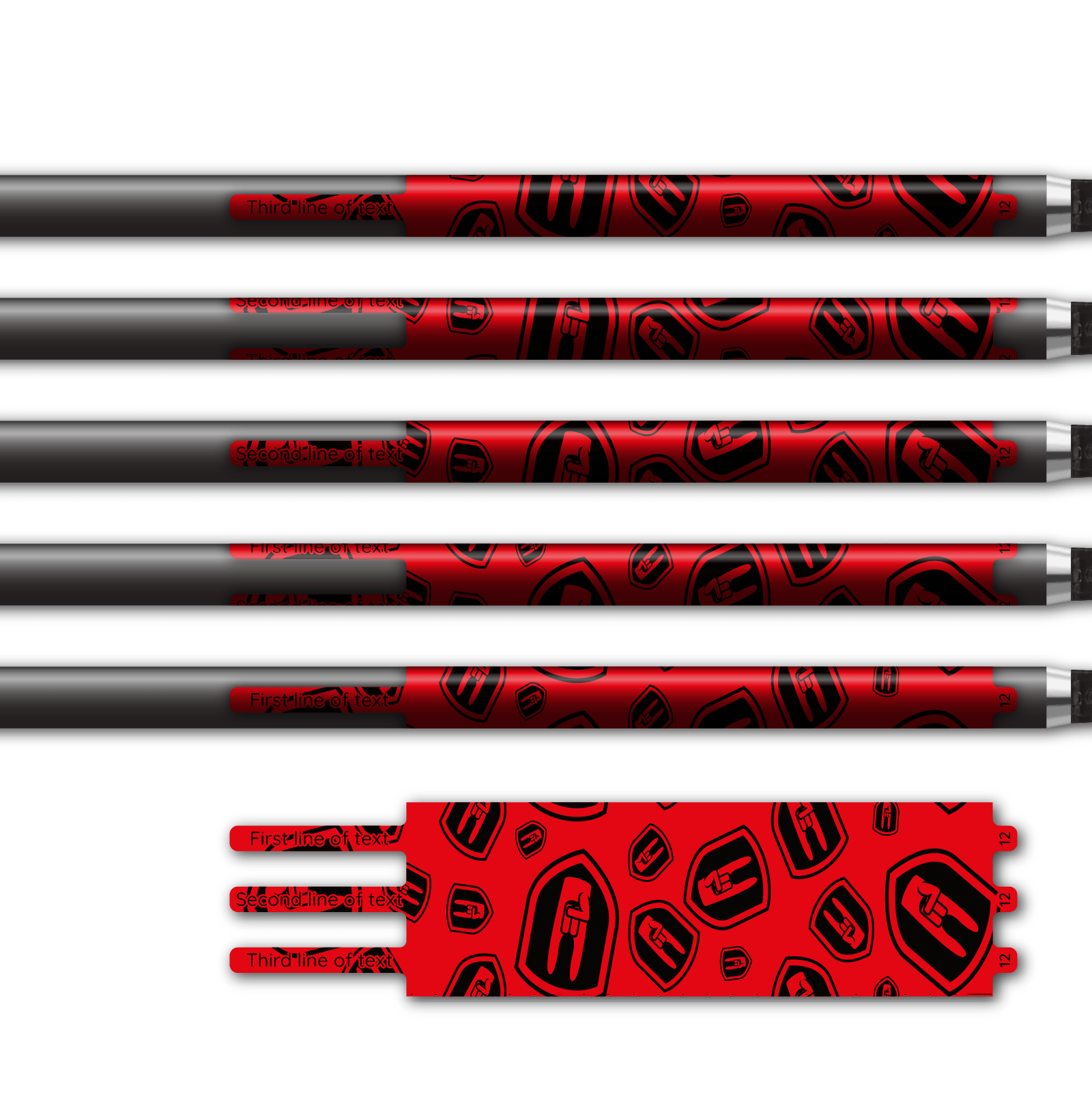 Alternative view of Ultralight - Nock On Scatter Fluor Red