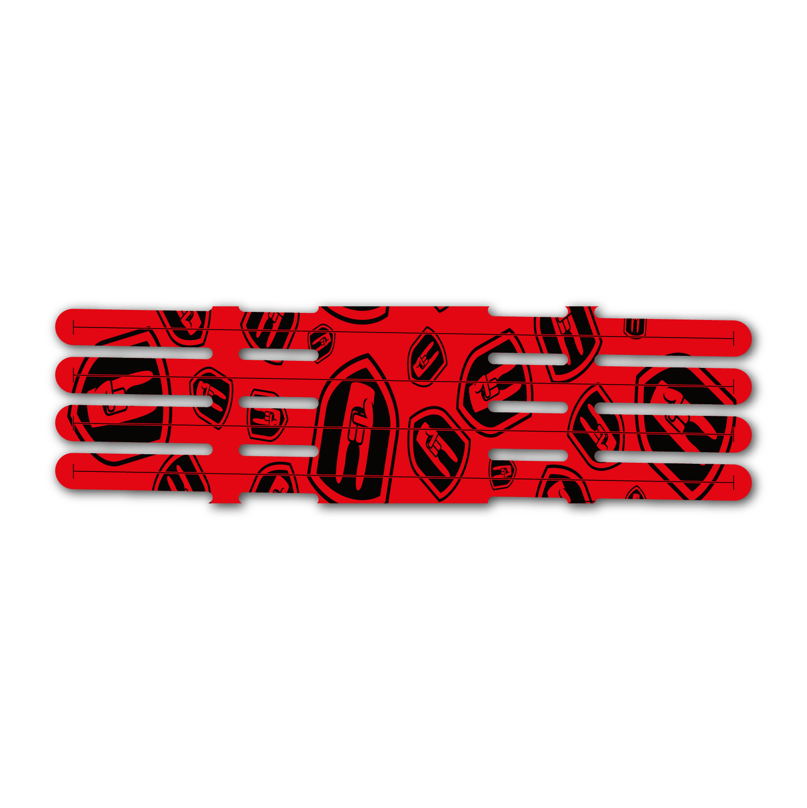 4 fletch Vortex - Nock On Scatter Fluor Red