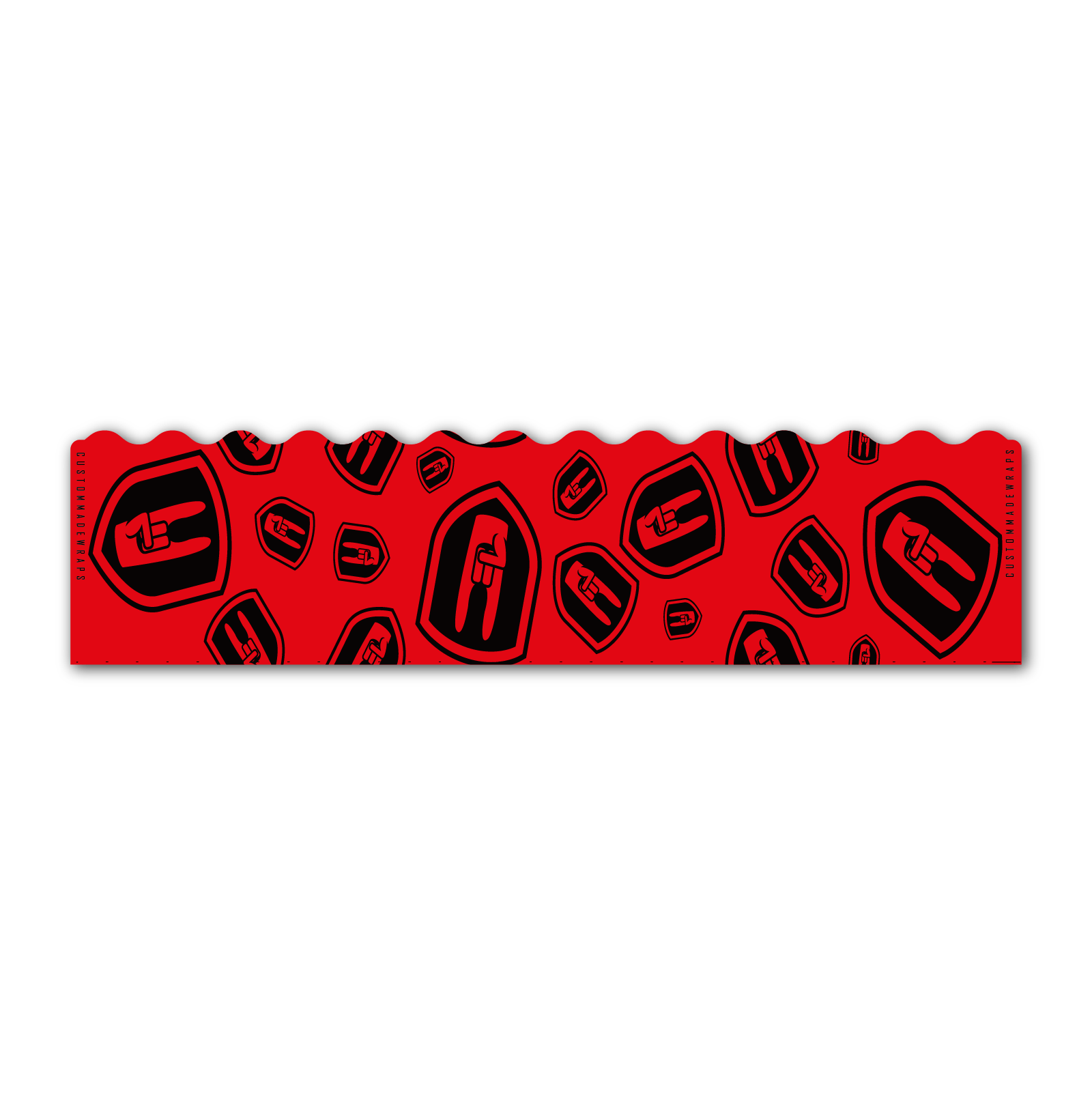 Wave Edge - Nock On Scatter Fluor Red