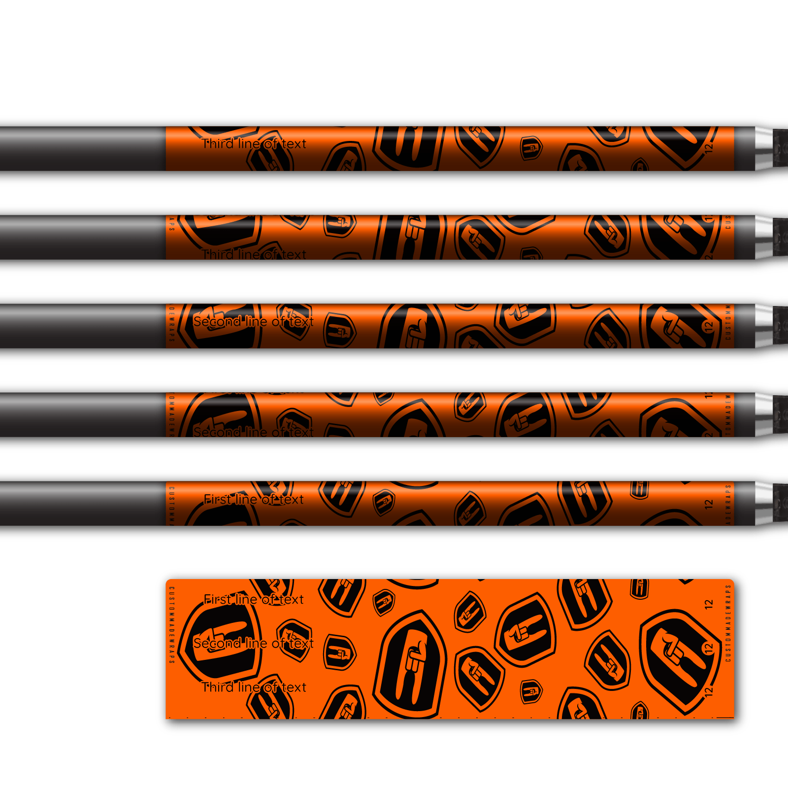 Alternative view of Regular - Nock On Scatter Fluor Red Orange