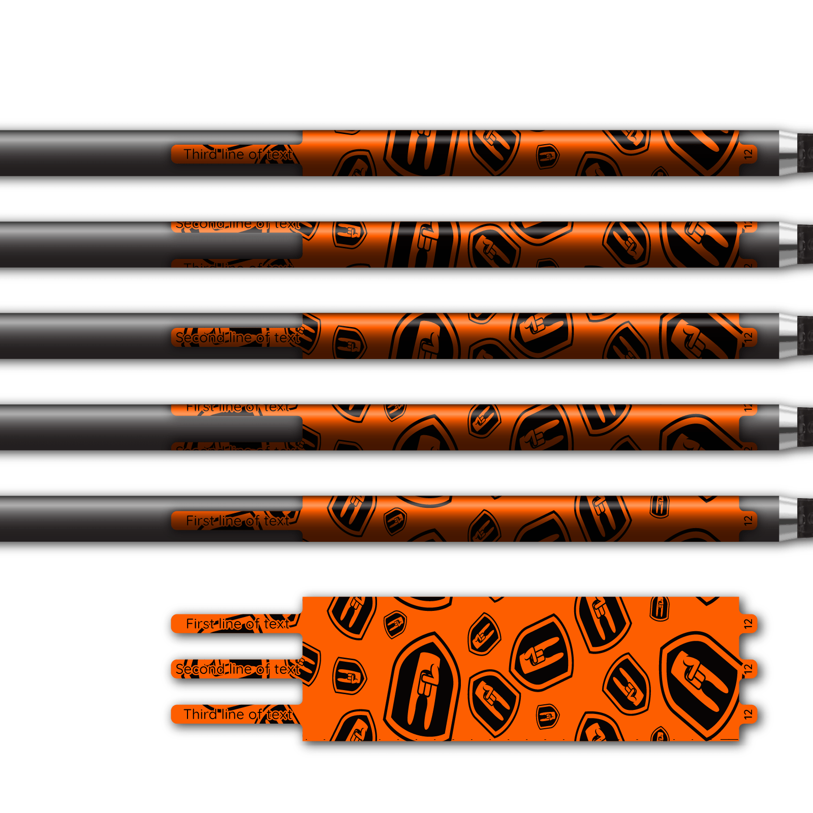 Alternative view of Ultralight - Nock On Scatter Fluor Red Orange