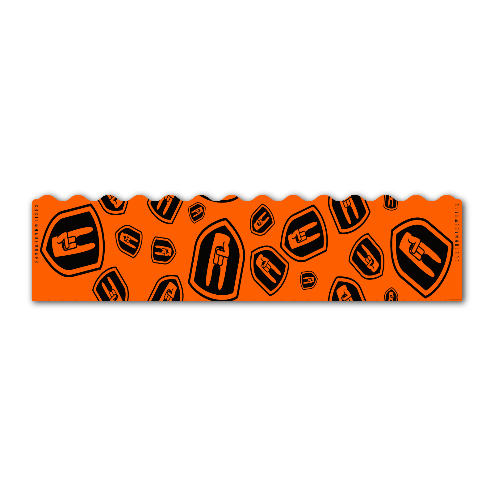 Wave Edge - Nock On Scatter Fluor Red Orange