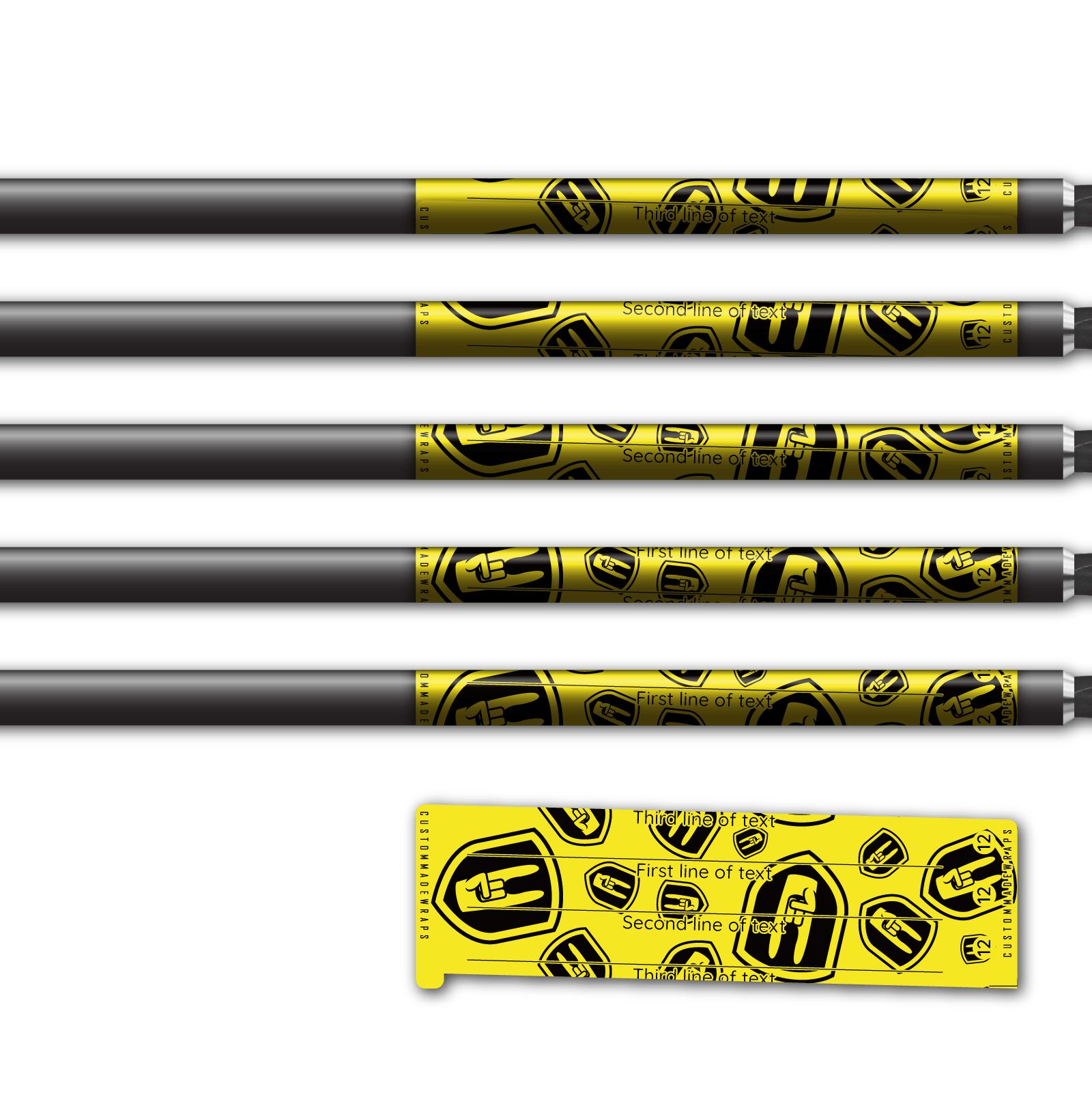 Alternative view of Spin Elite - Nock On Scatter Fluor Yellow