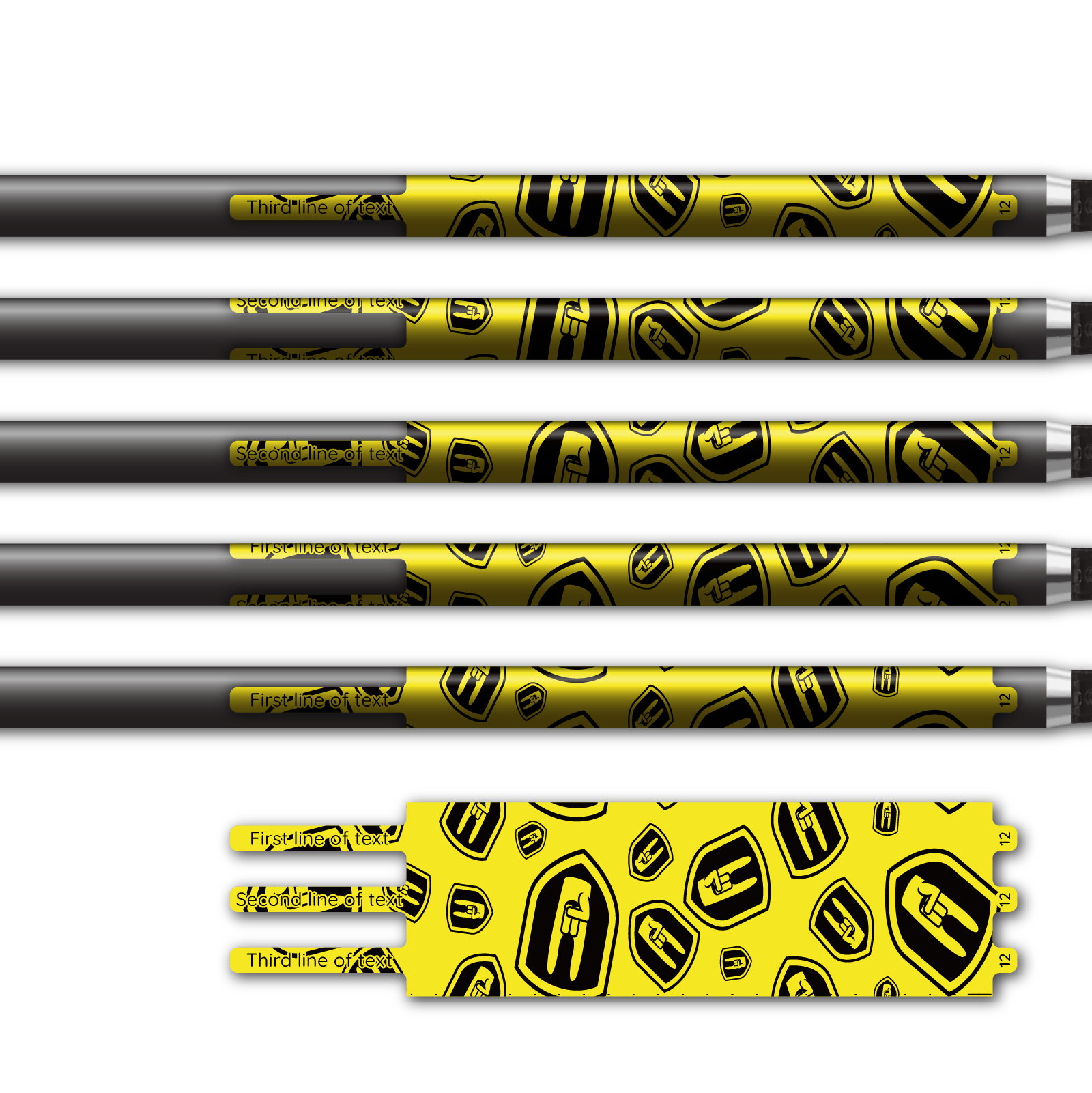 Alternative view of Ultralight - Nock On Scatter Fluor Yellow