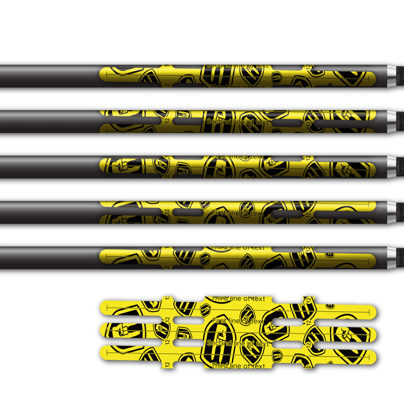 Alternative view of Vortex - Nock On Scatter Fluor Yellow