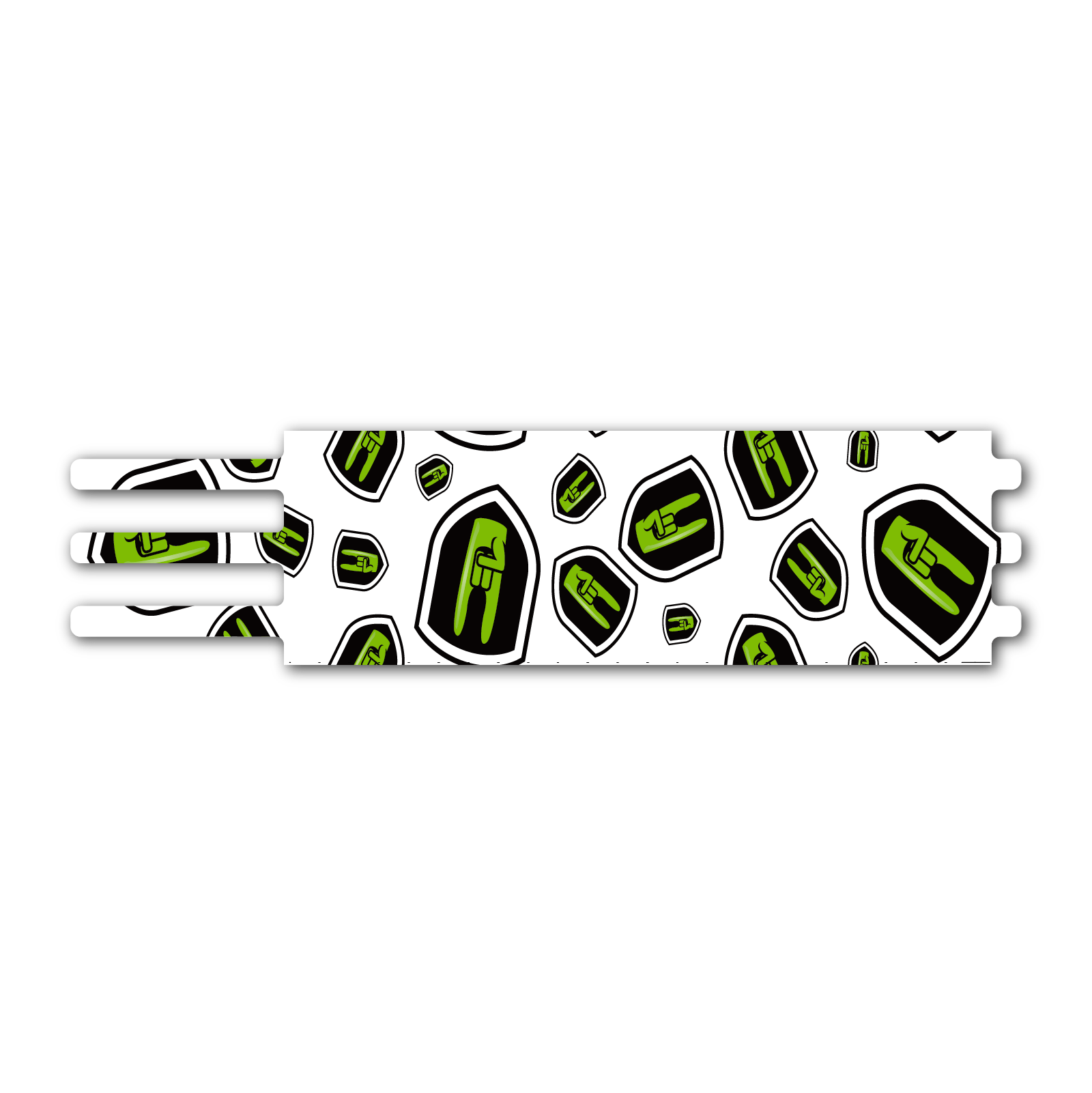 Ultralight - Nock On Scatter Green Logo